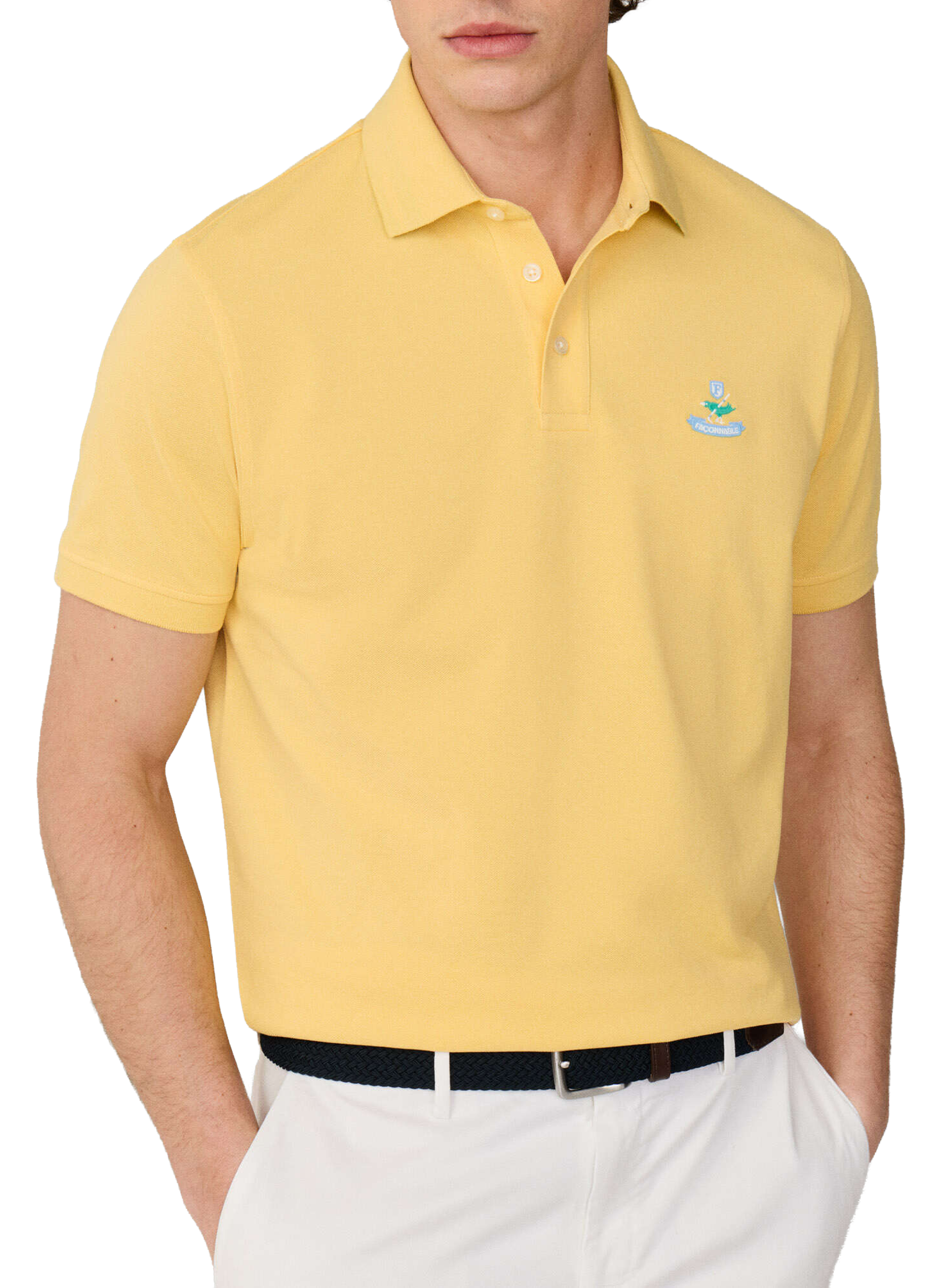  Cotton polo shirt  FACONNABLE Yellow