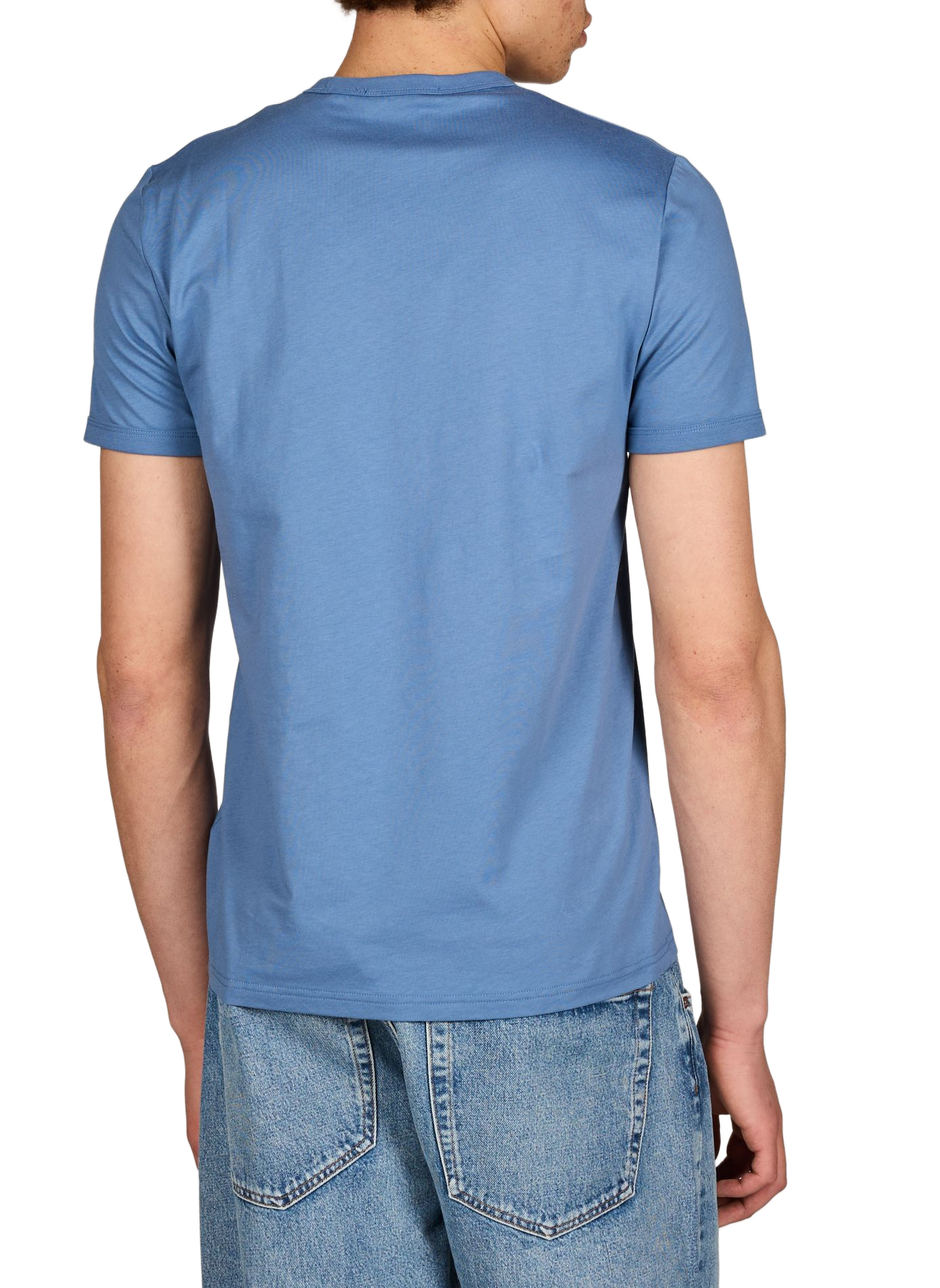 Maglietta con bordi contrastanti FRED PERRY Blu