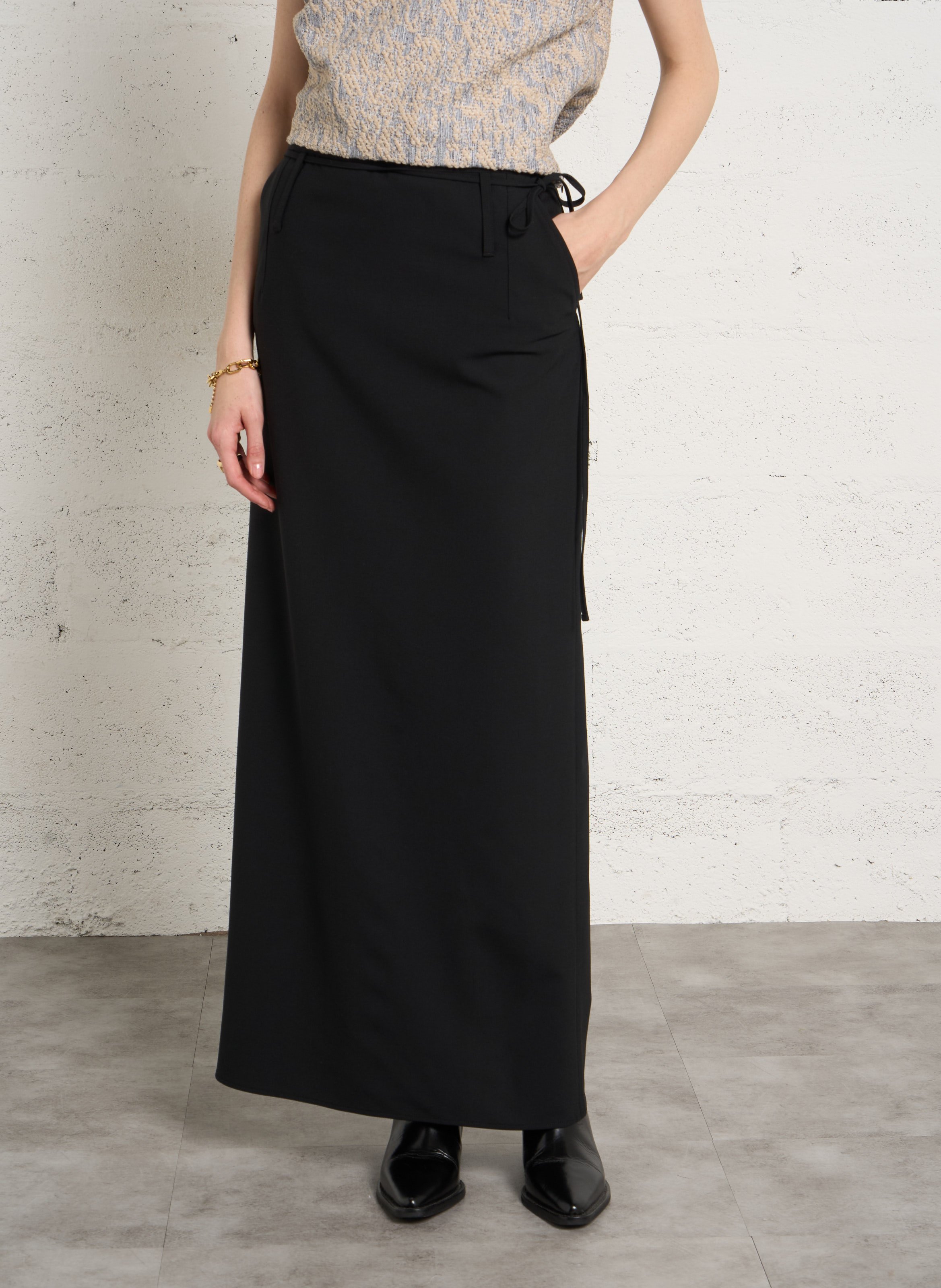 Jupe longue arline IRO Noir