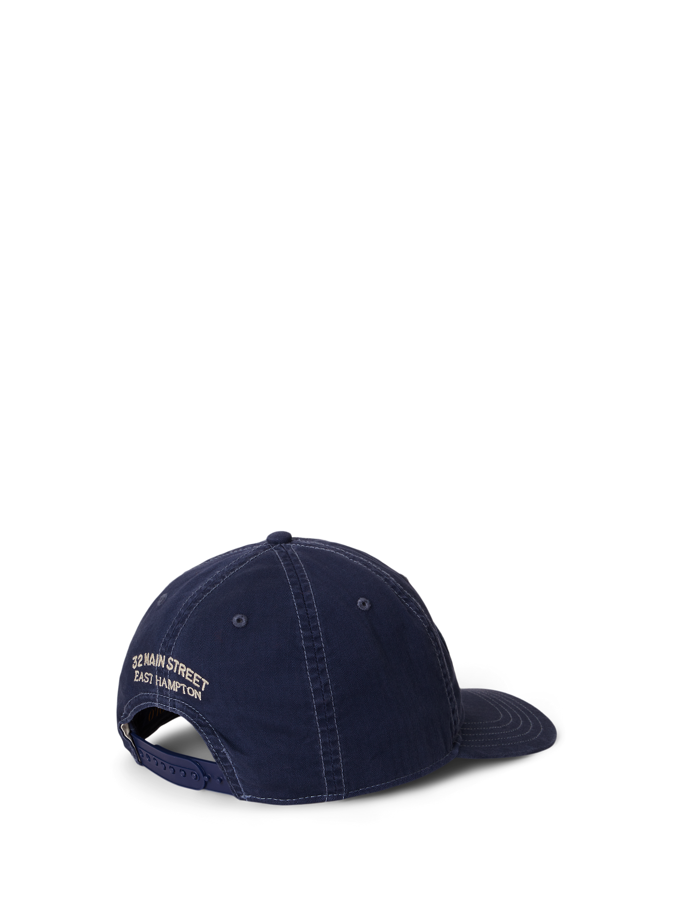 Casquette avec patch brodé en coton POLO RALPH LAUREN Bleu