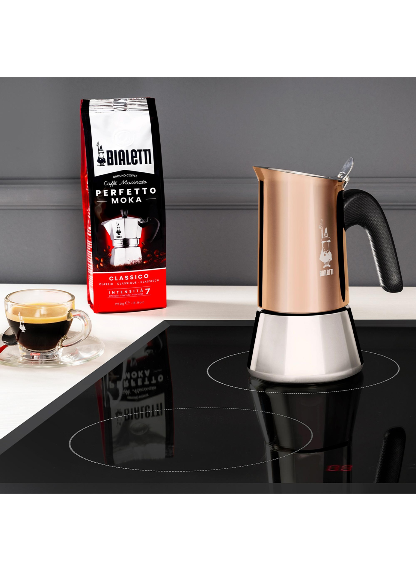 Venus Stainless Steel Coffee Maker BIALETTI Grey