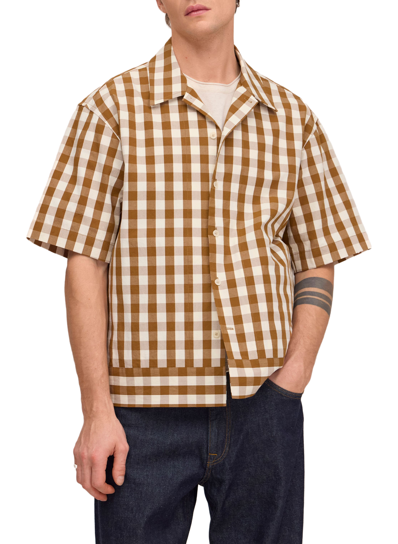 Reed checkered cotton shirt NN.07 Multicolour