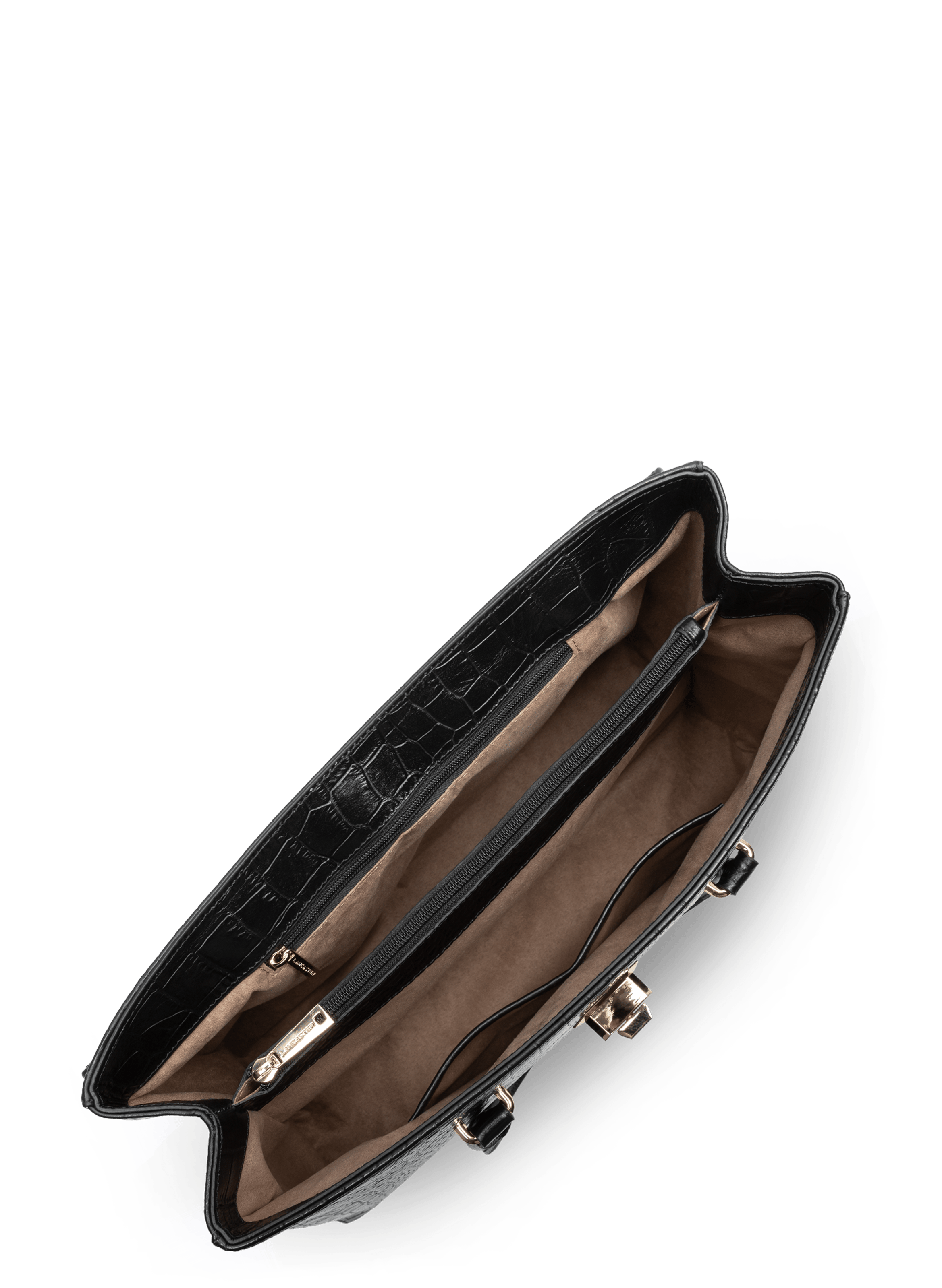 Très grand sac cabas épaule - exo LANCASTER Noir
