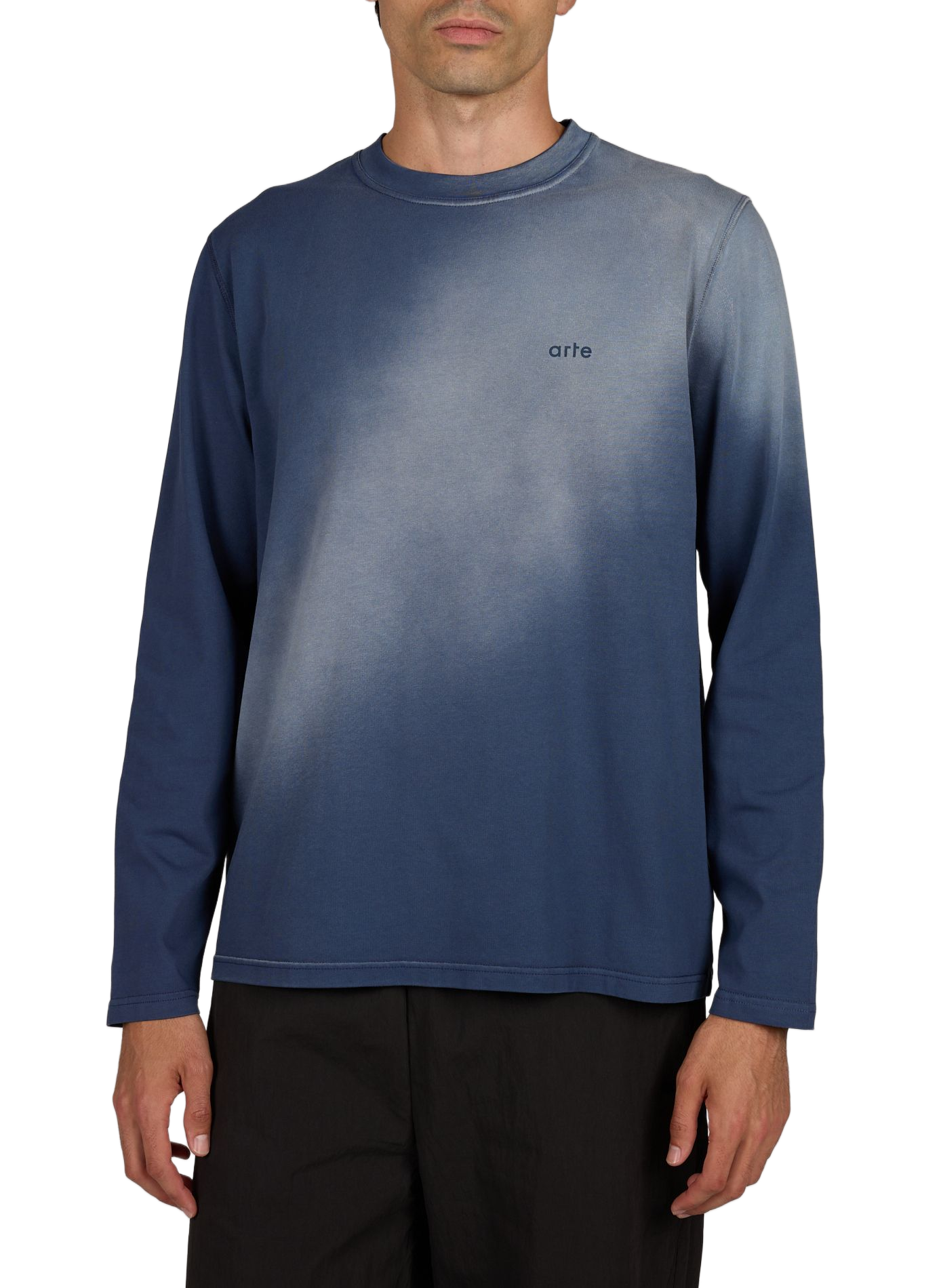 Rundhalsausschnitt T-Shirt aus Baumwolle ARTE ANTWERP Blau