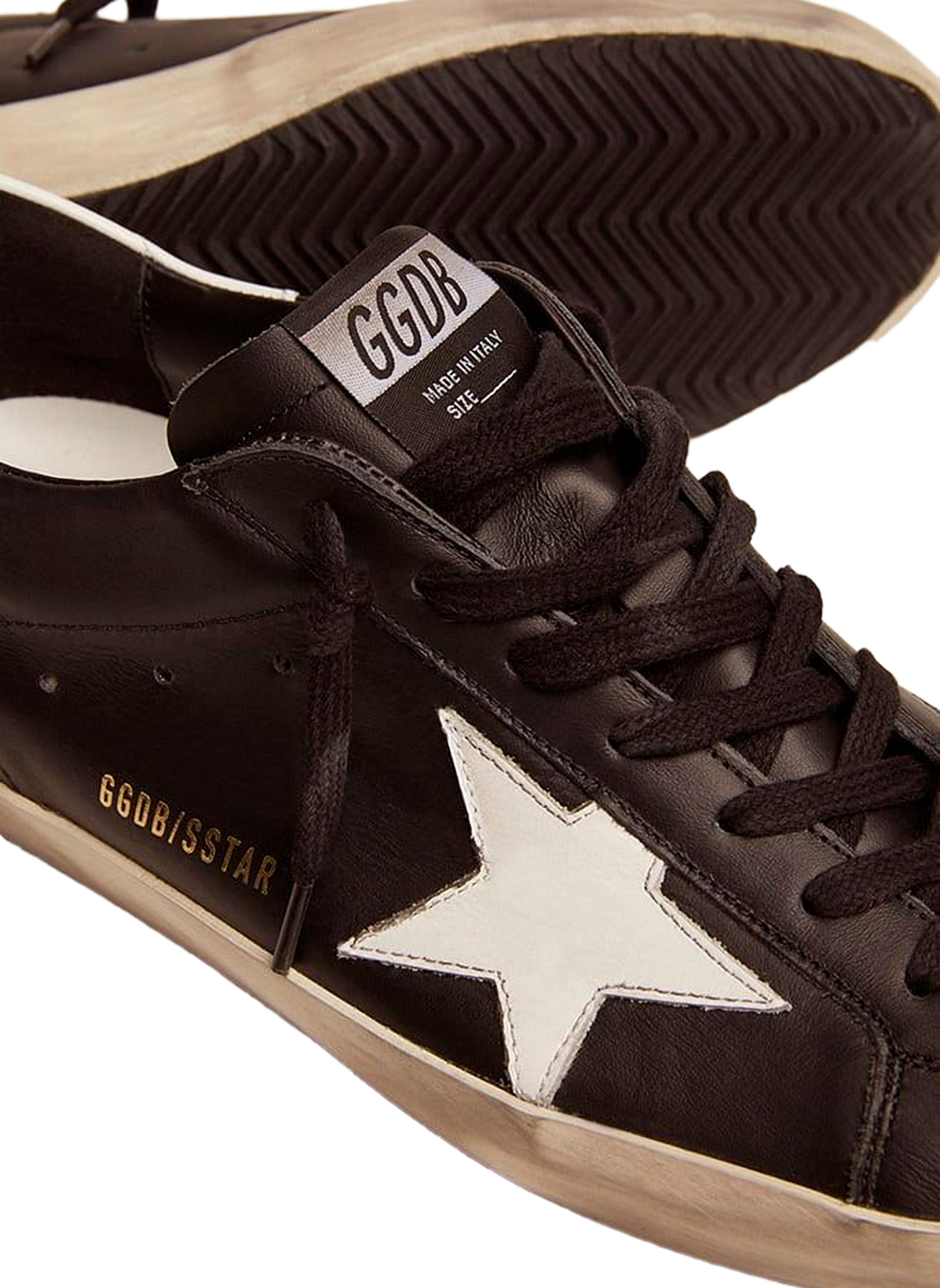 Low-top leather sneakers GOLDEN GOOSE Black