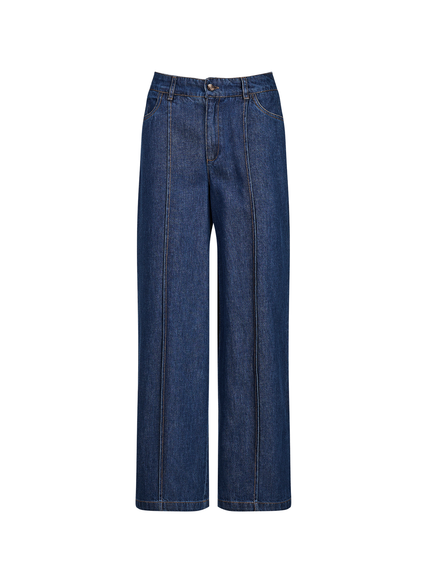 Weite Stretch-Jeanshose mit Gummizug LOUISE MISHA Blau