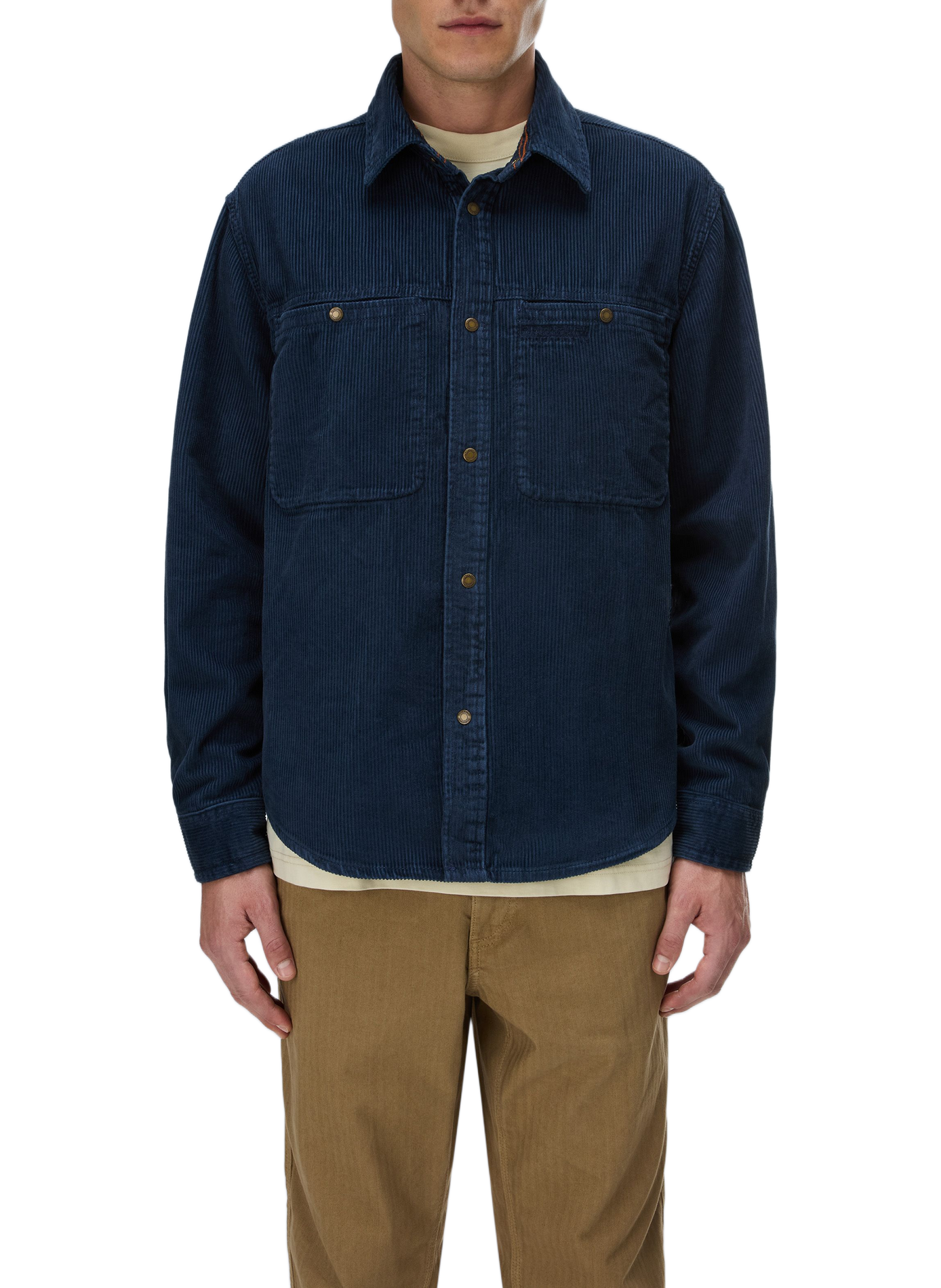 Straight corduroy shirt NAPAPIJRI Blue
