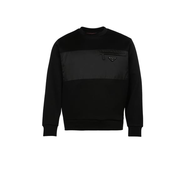 Sweatshirt à zip en coton