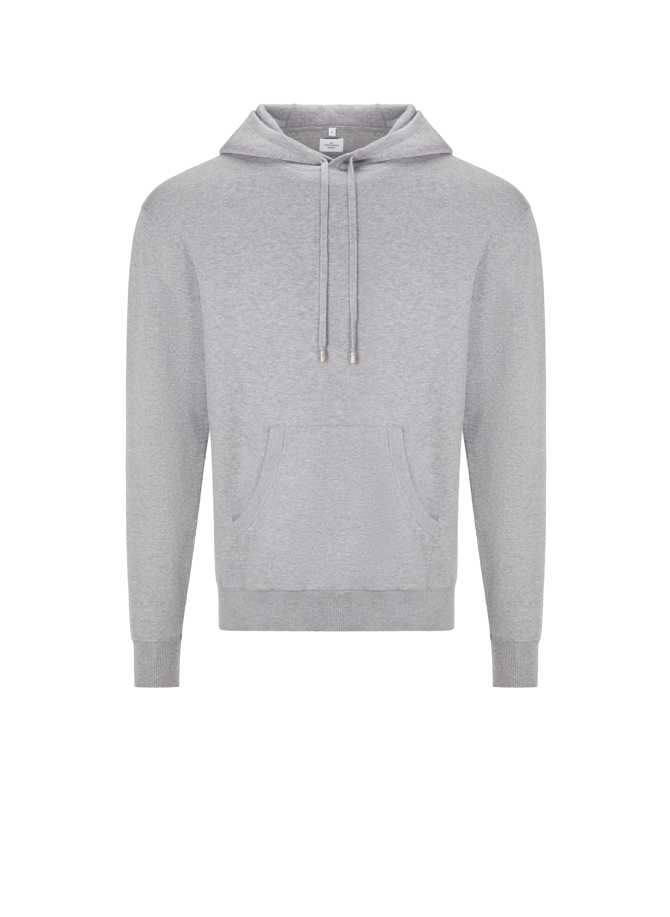 Hoodie en coton et soie
