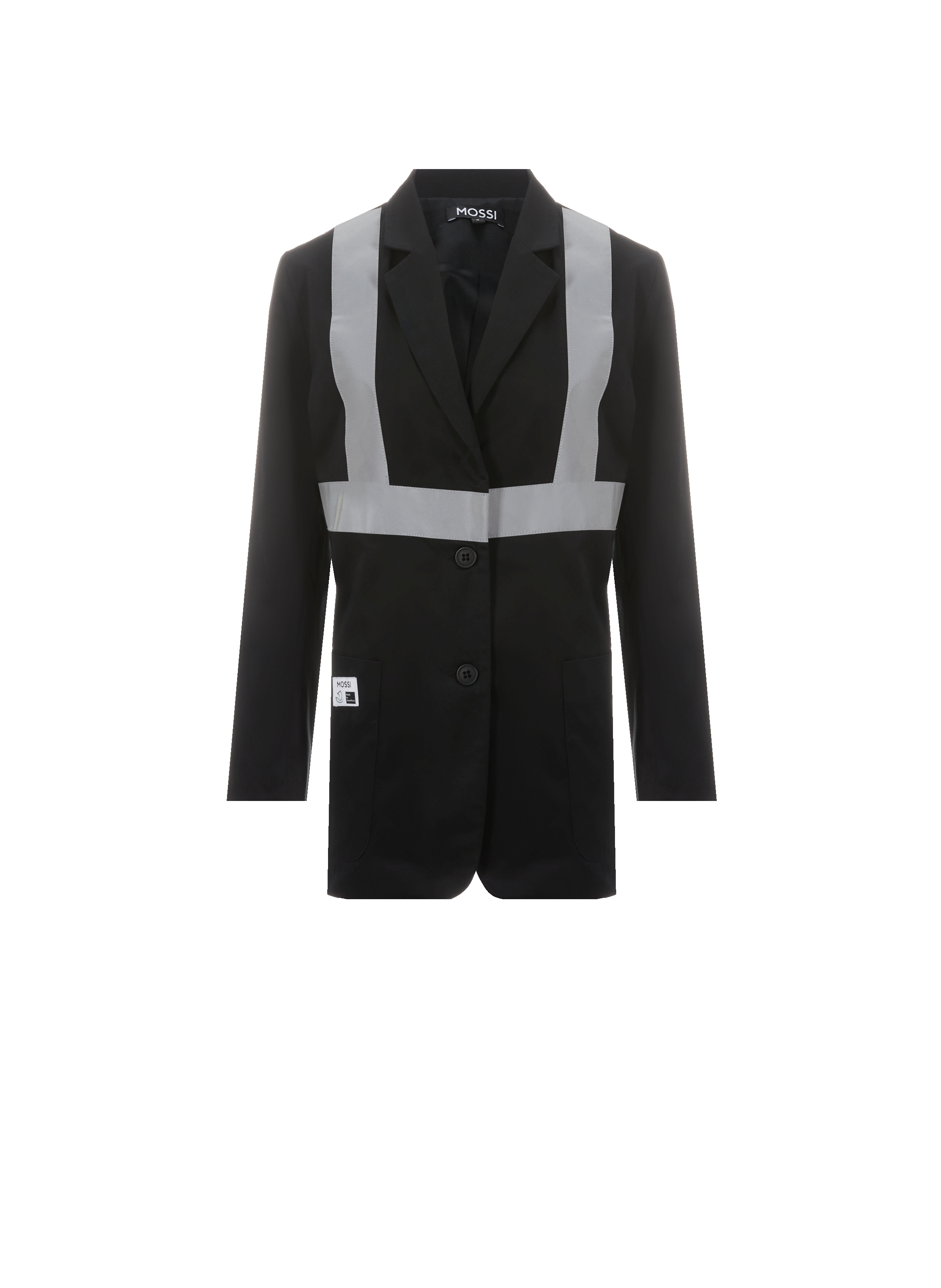 Veste à bandes réfléchissantes en coton