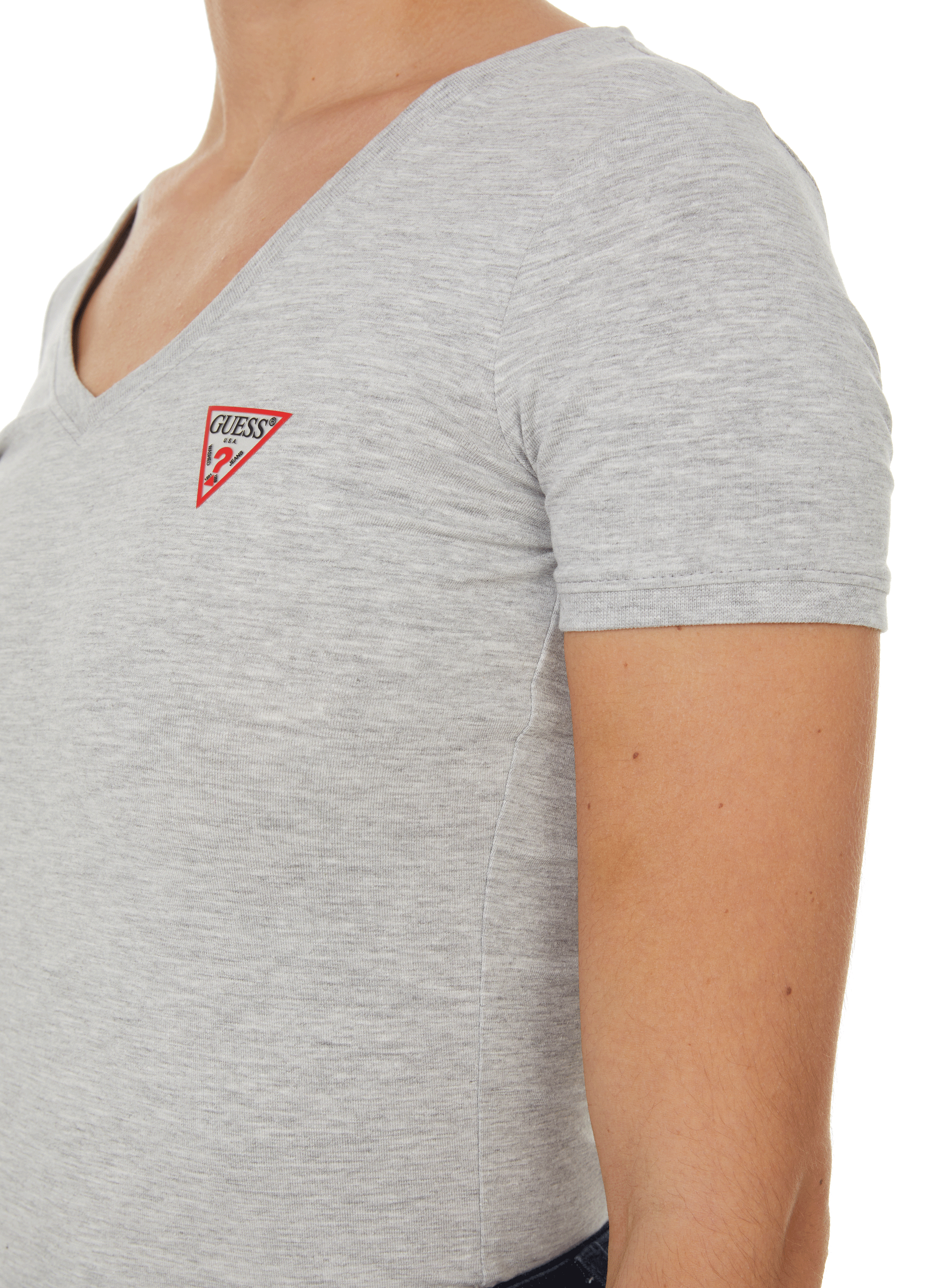 T-shirt en coton GUESS Gris