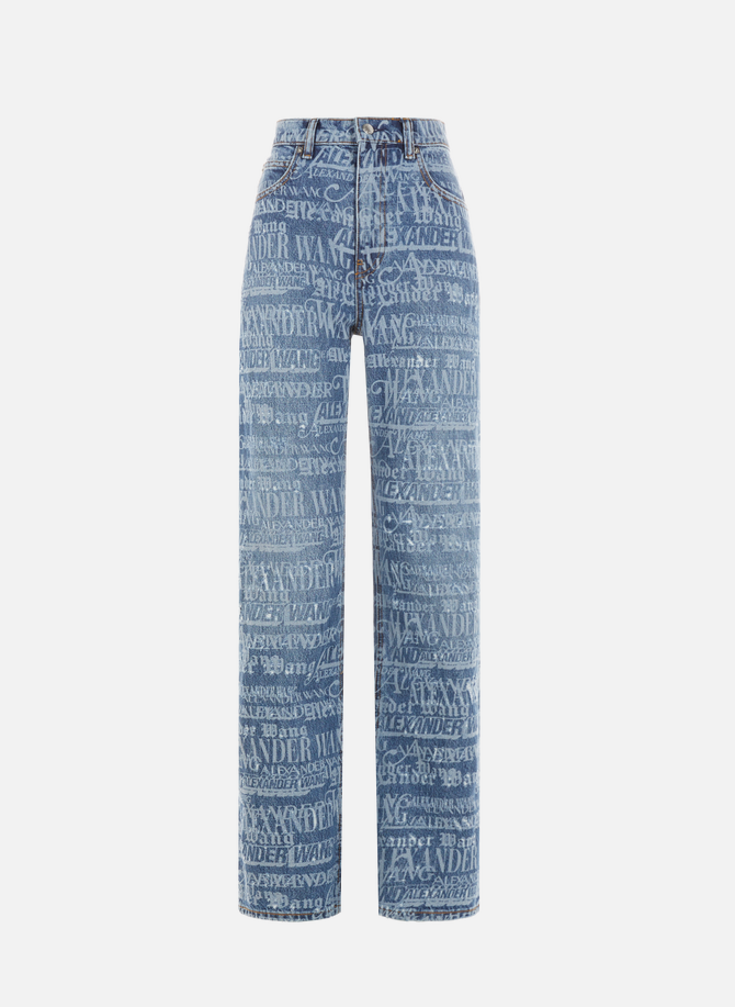 Gerade geschnittene Jeans mit ALEXANDER WANG -Logo