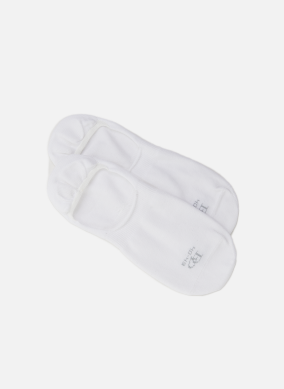 DORÉ DORÉ Invisible cotton socks  White