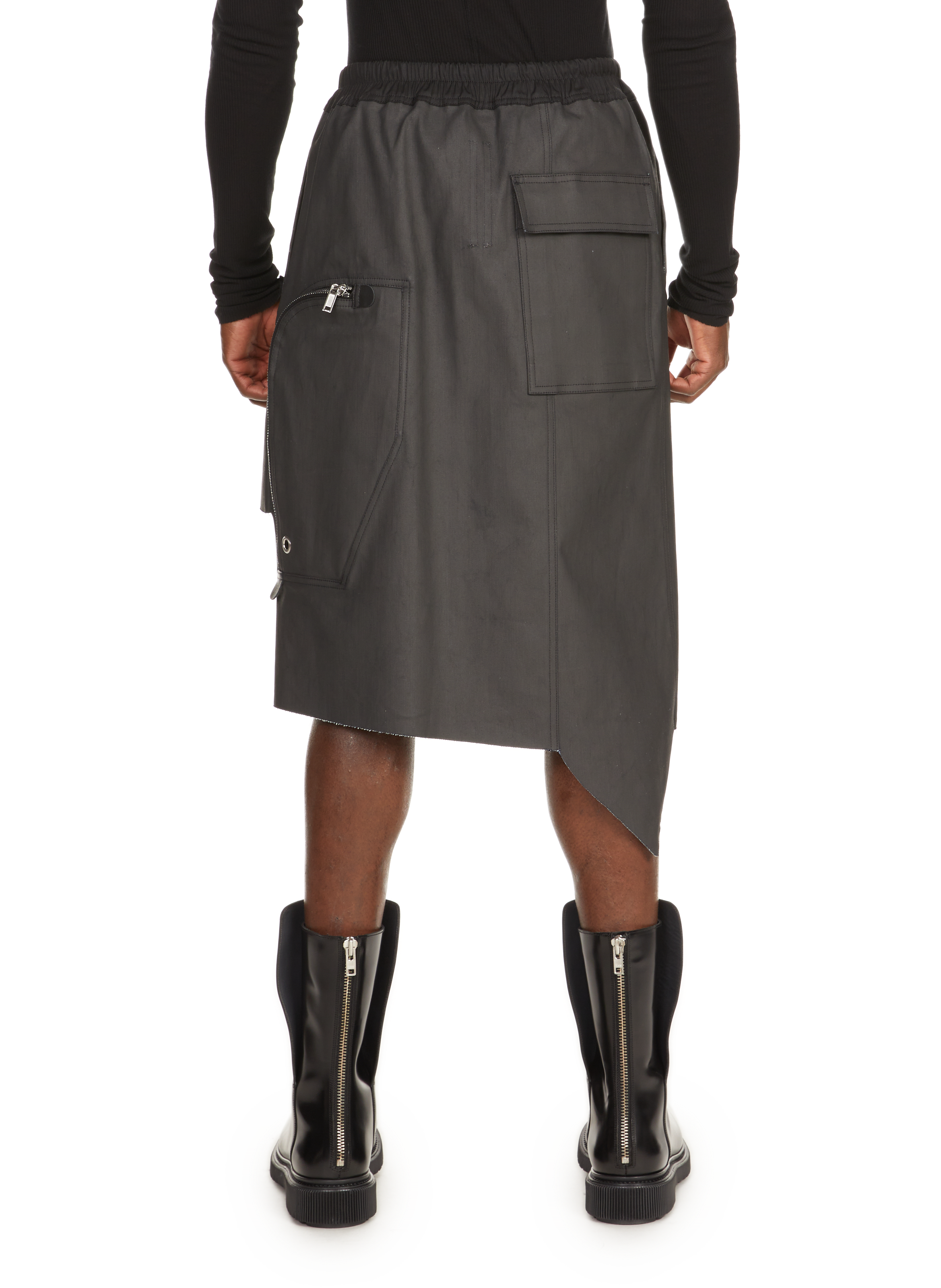 Dracca cotton skirt RICK OWENS Black
