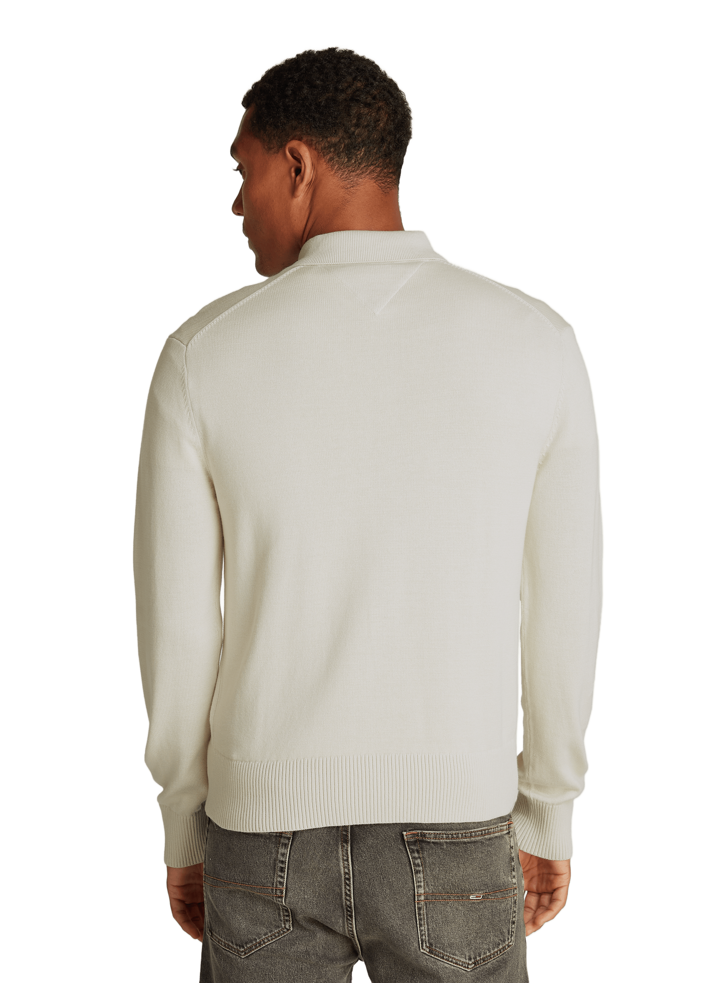 Polo manches longues TOMMY HILFIGER Beige