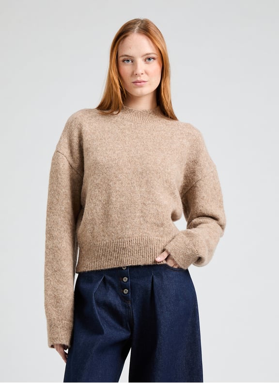 La Maille jumper Beige by JACQUEMUS JACQUEMUS La Maille jumper Beige