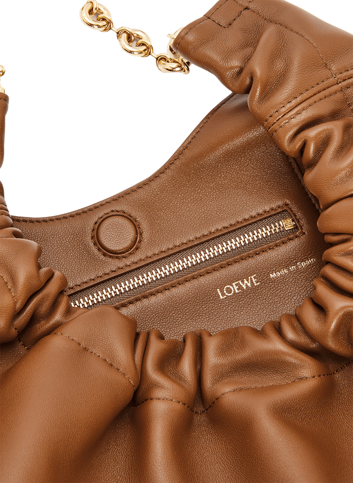 Small Squeeze lamb leather bag LOEWE Beige