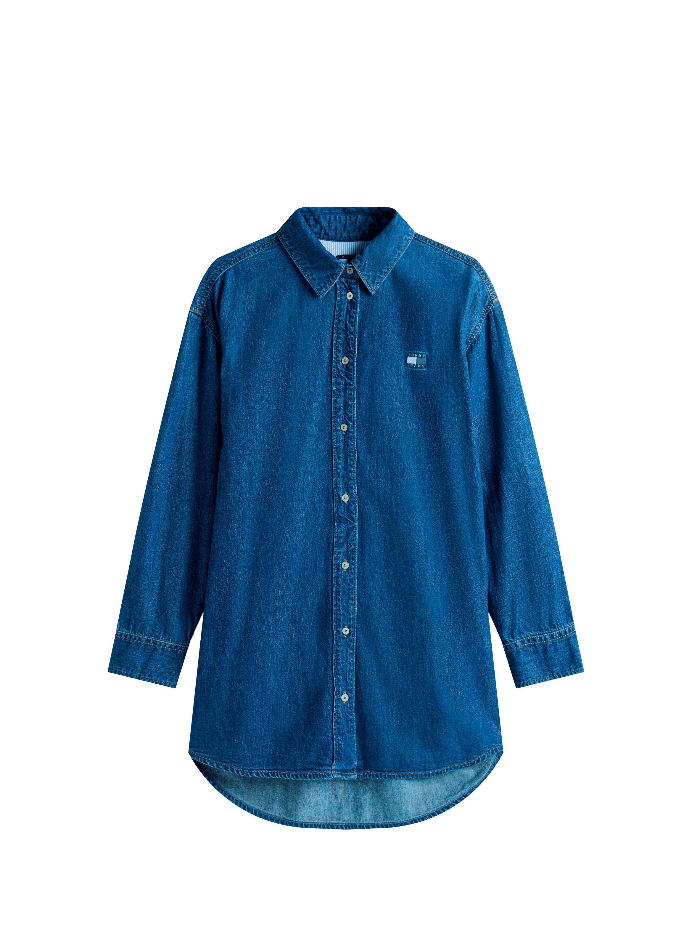Denim shirt dress TOMMY HILFIGER Blue