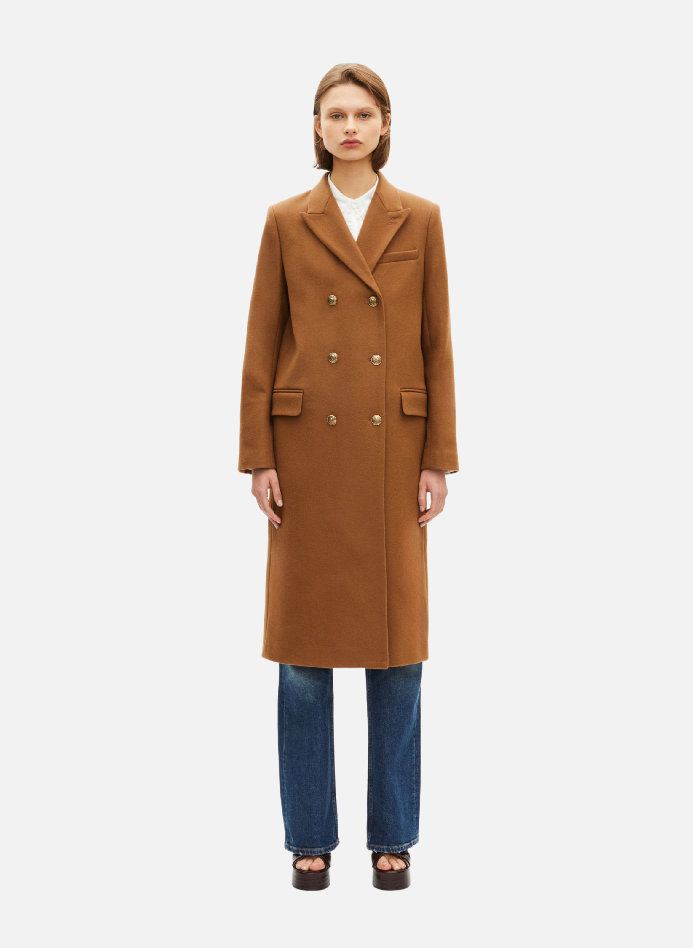 Manteau long THE KOOPLES Marron