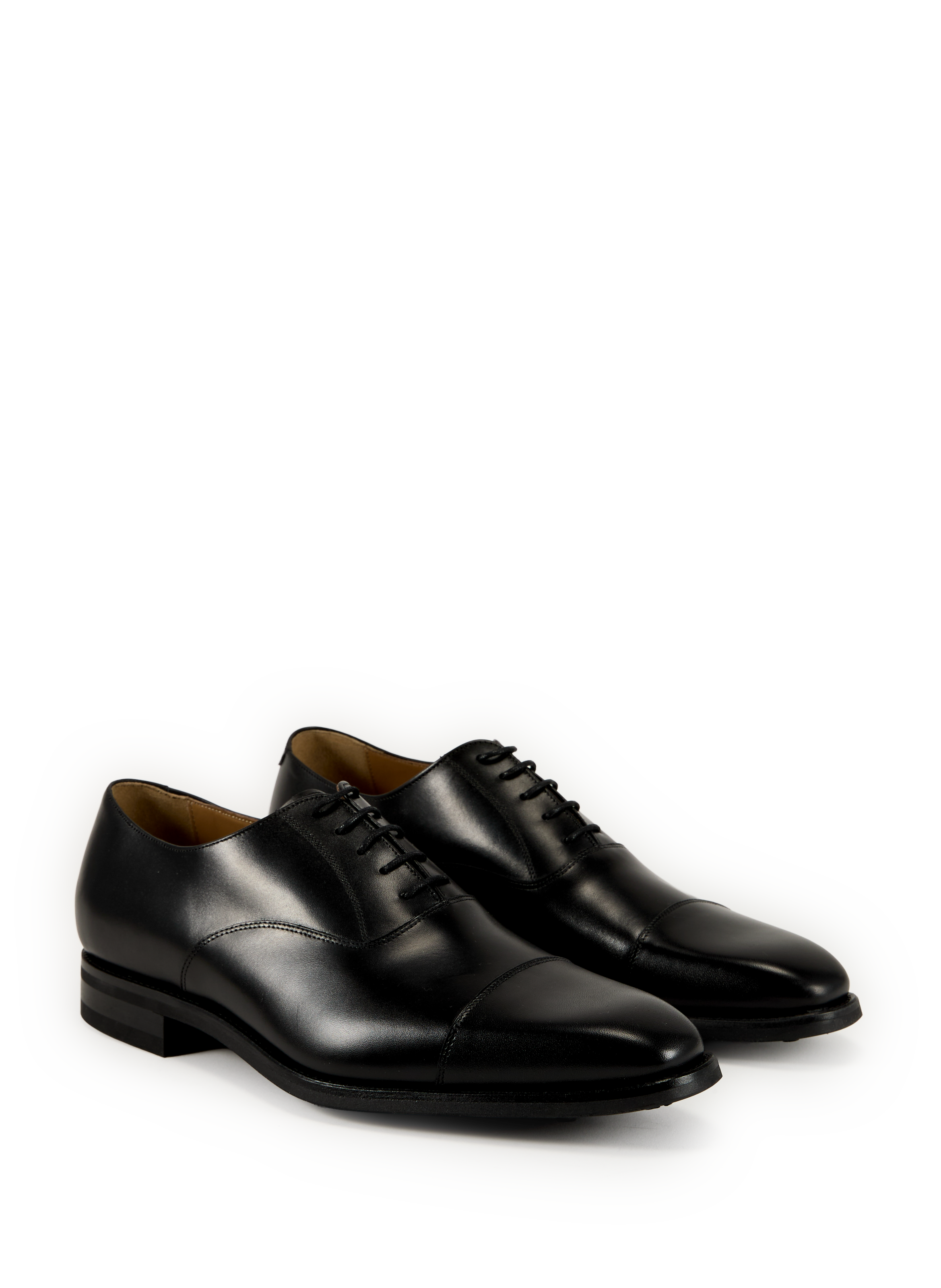 Derbies unies en cuir HACKETT Noir