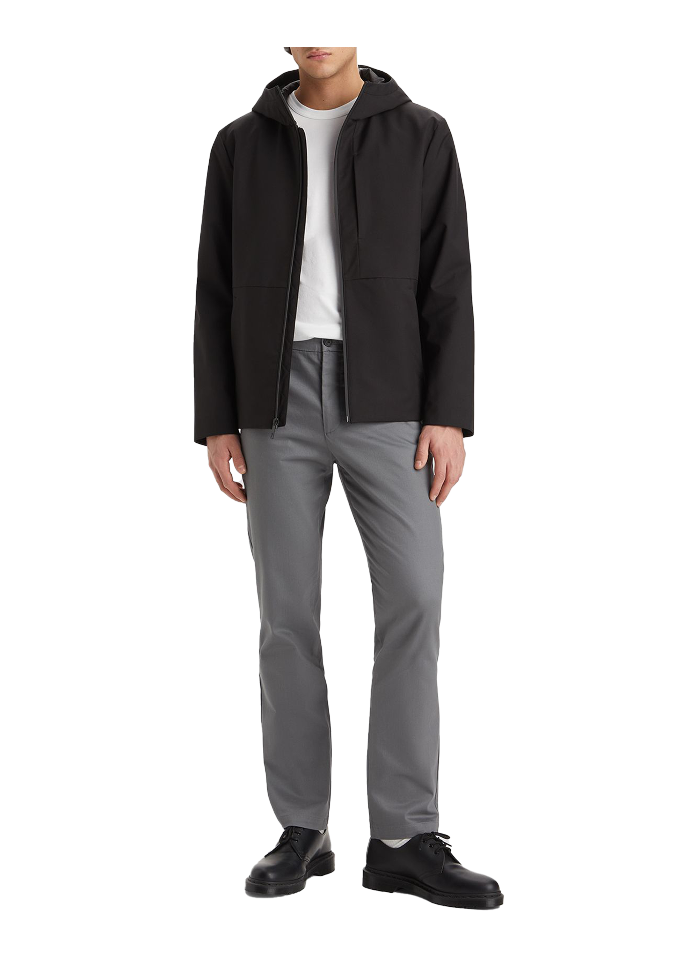 Blouson à capuche en coton mélangé DOCKERS Noir