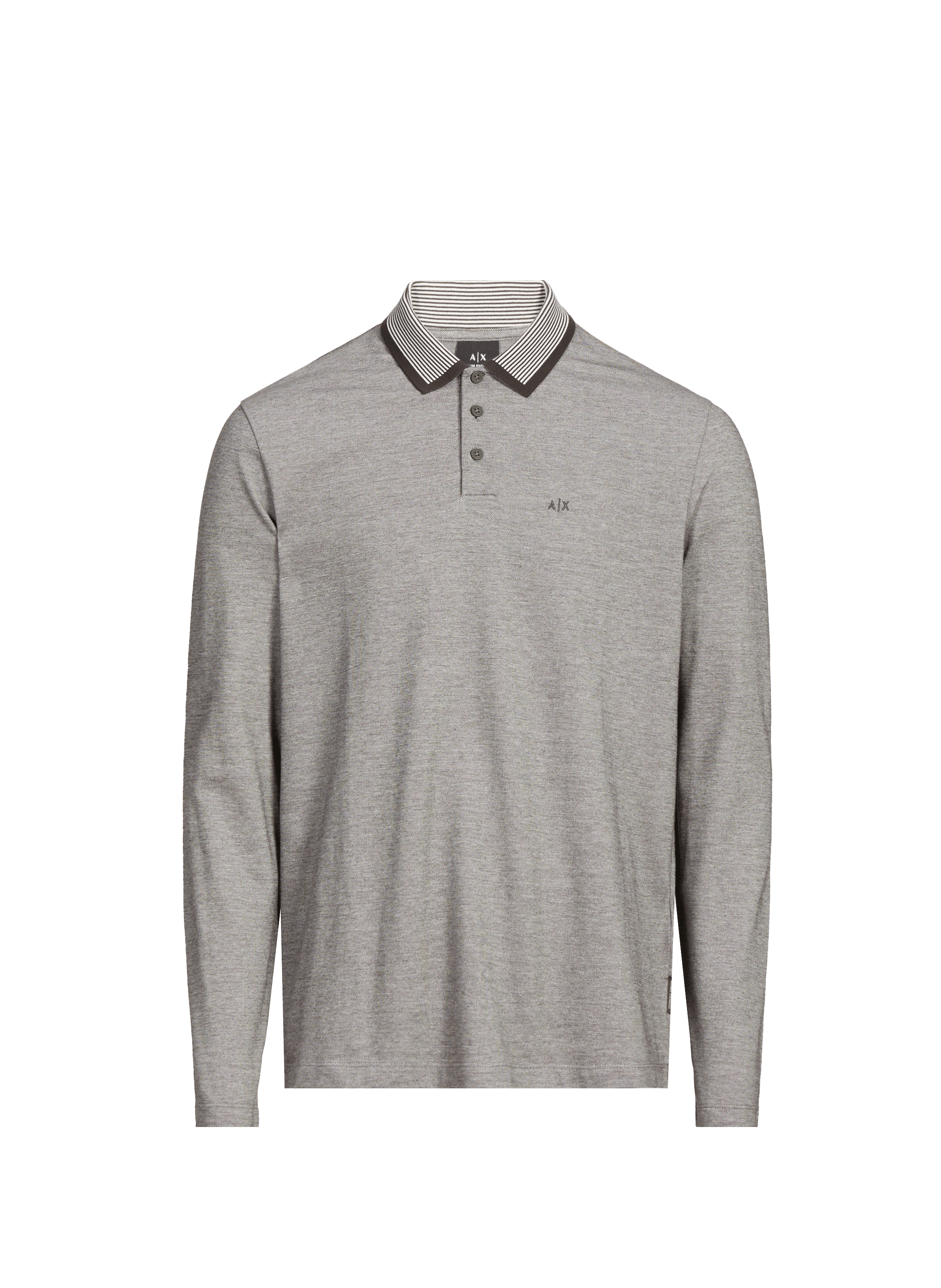 ARMANI EXCHANGE Polo à manches longues en coton Multicolore