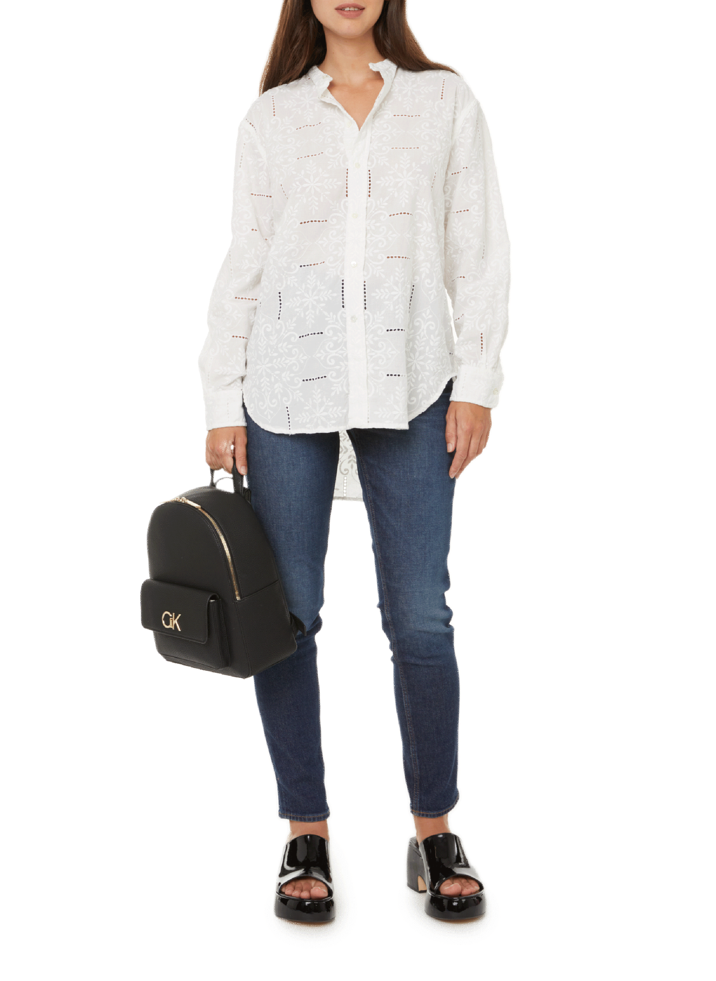 Jean skinny taille haute POLO RALPH LAUREN Bleu