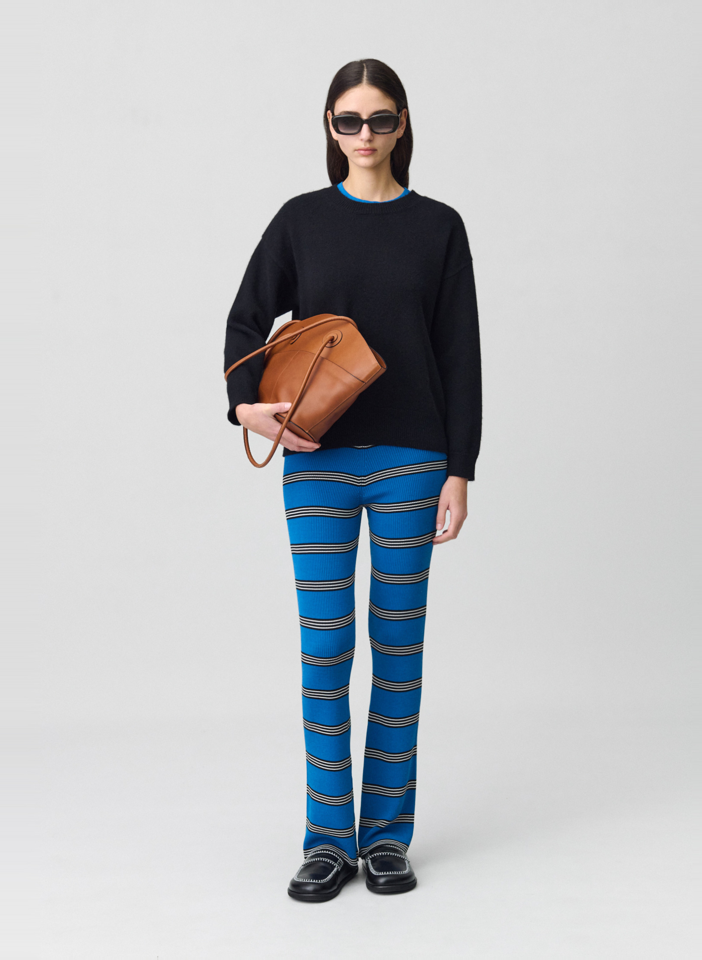 Pull col rond en cachemire CLAUDIE PIERLOT Noir