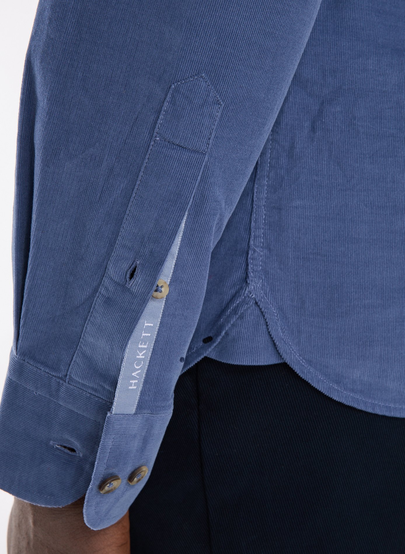  Cotton shirt HACKETT Blue