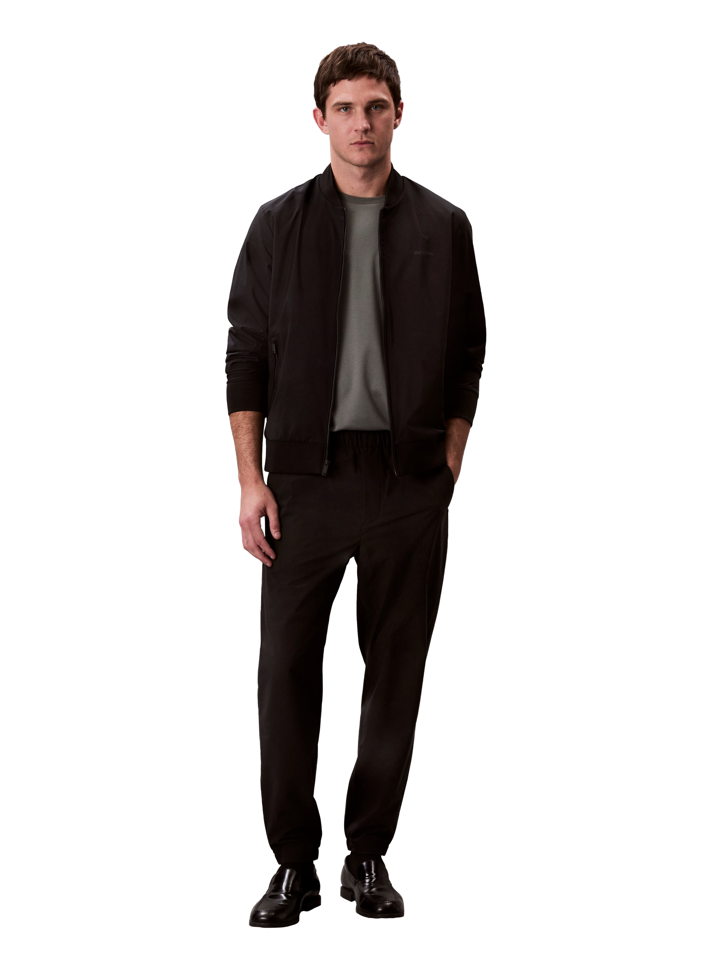 Tech Slim Pull-On Joggers CALVIN KLEIN Black