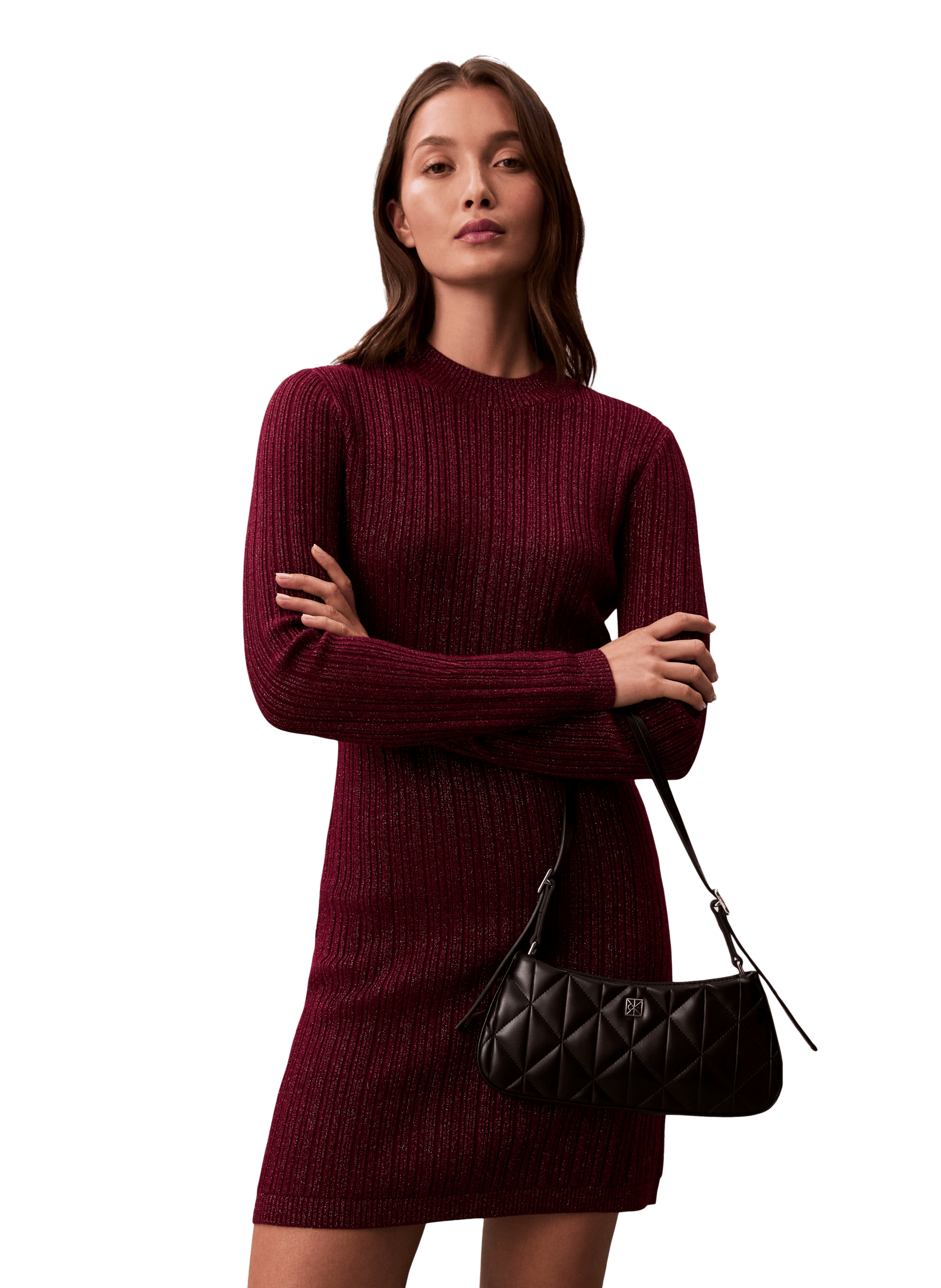 Quilted shoulder bag CALVIN KLEIN Black