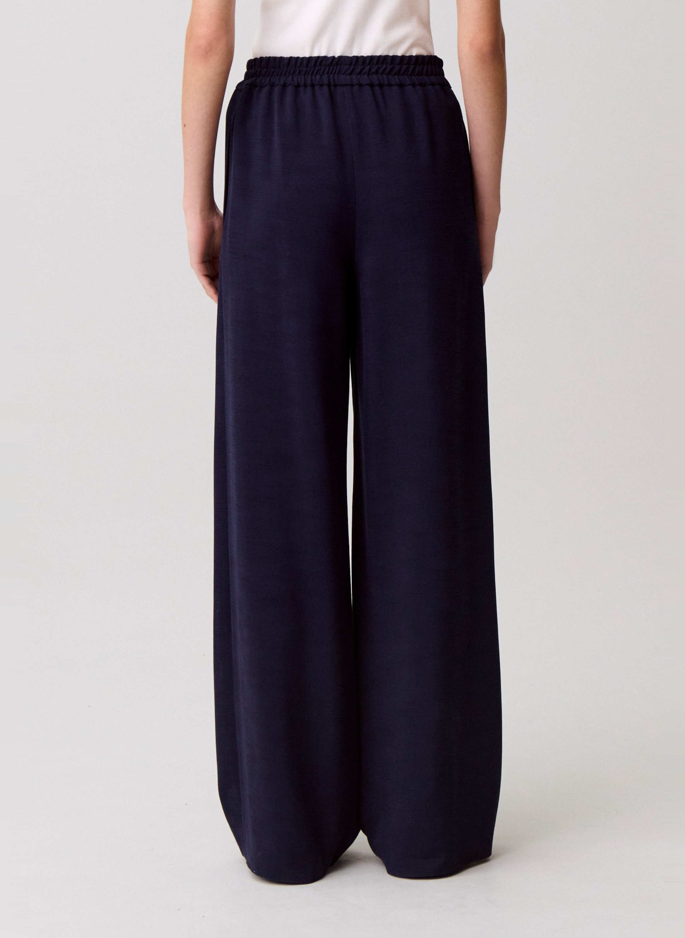 Pantalon large CLAUDIE PIERLOT Bleu