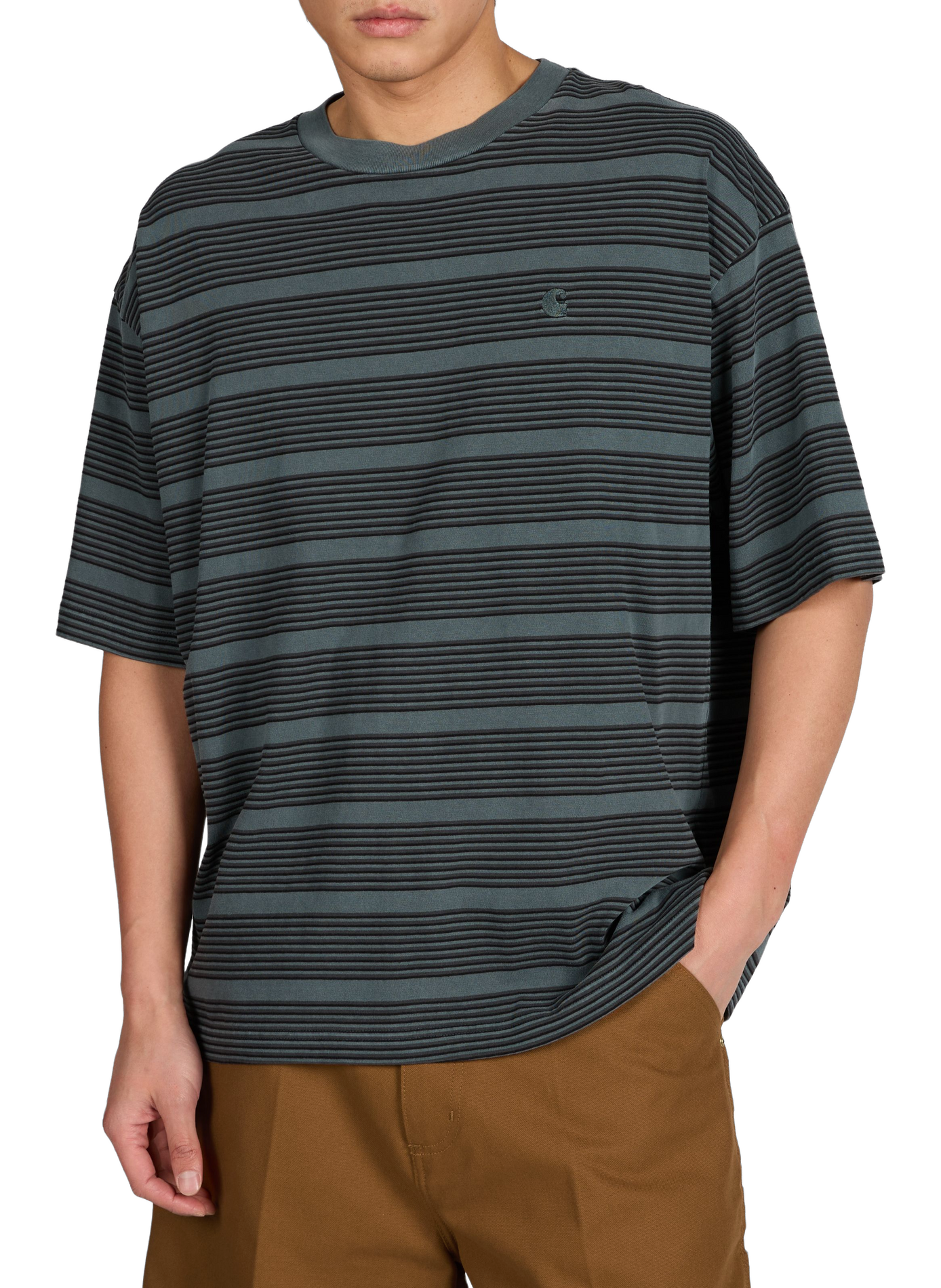 T-shirt Hanson en coton CARHARTT WIP Bleu