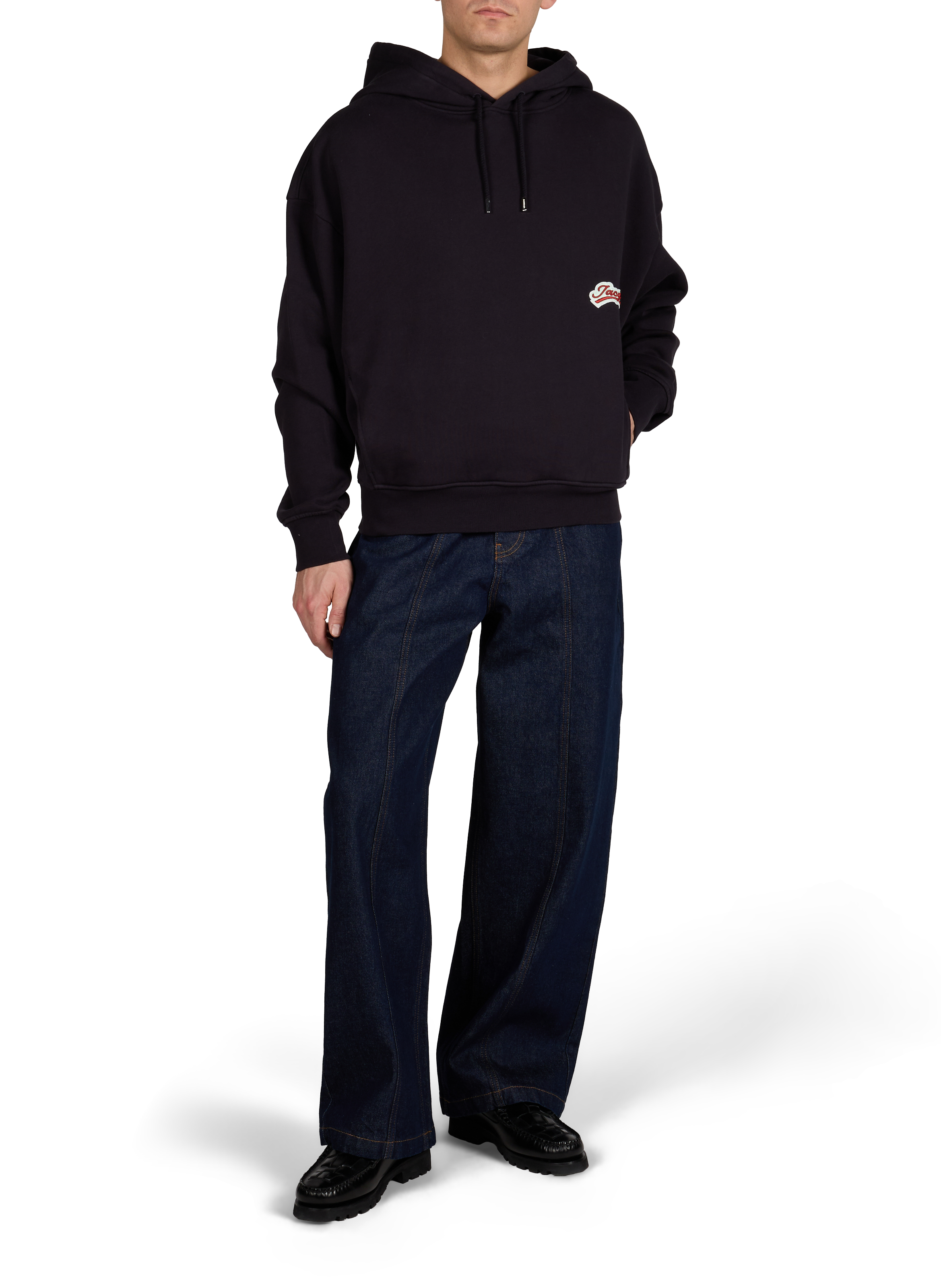 Cotton hoodie JACQUEMUS Blue