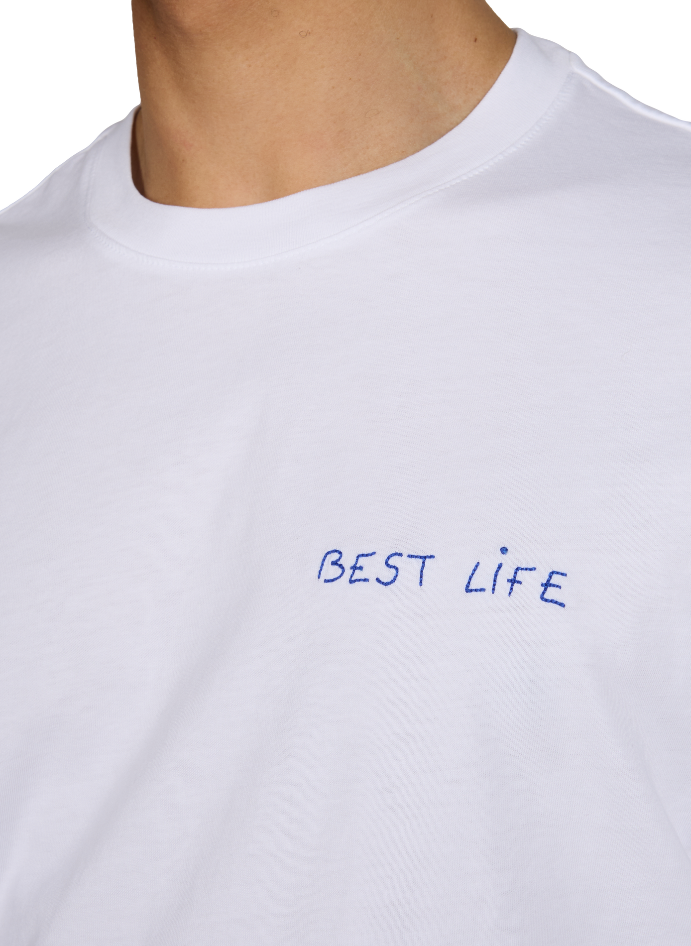 T-shirt Popincourt en coton biologique MAISON LABICHE Blanc