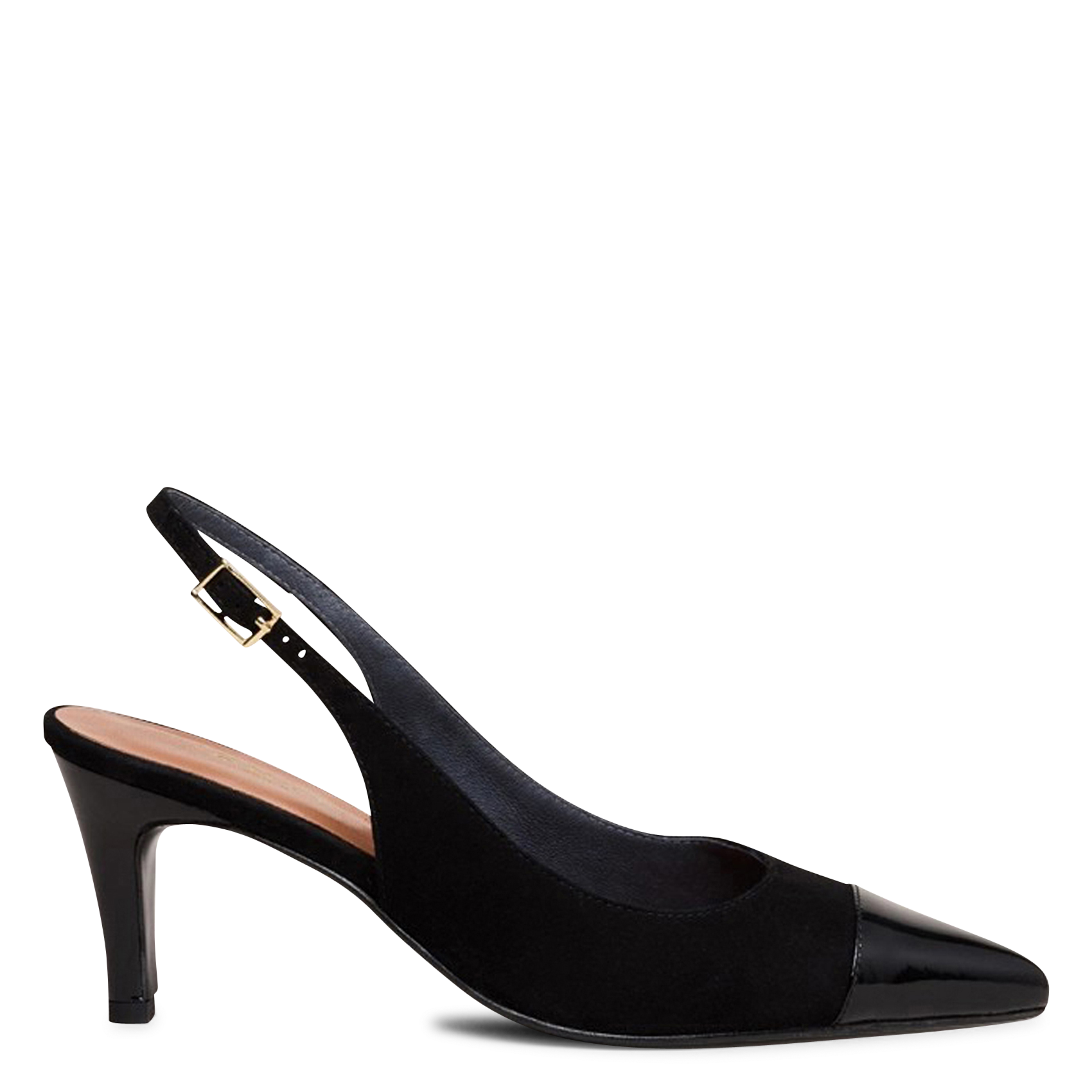 Escarpins à talons en cuir destelle JONAK Noir