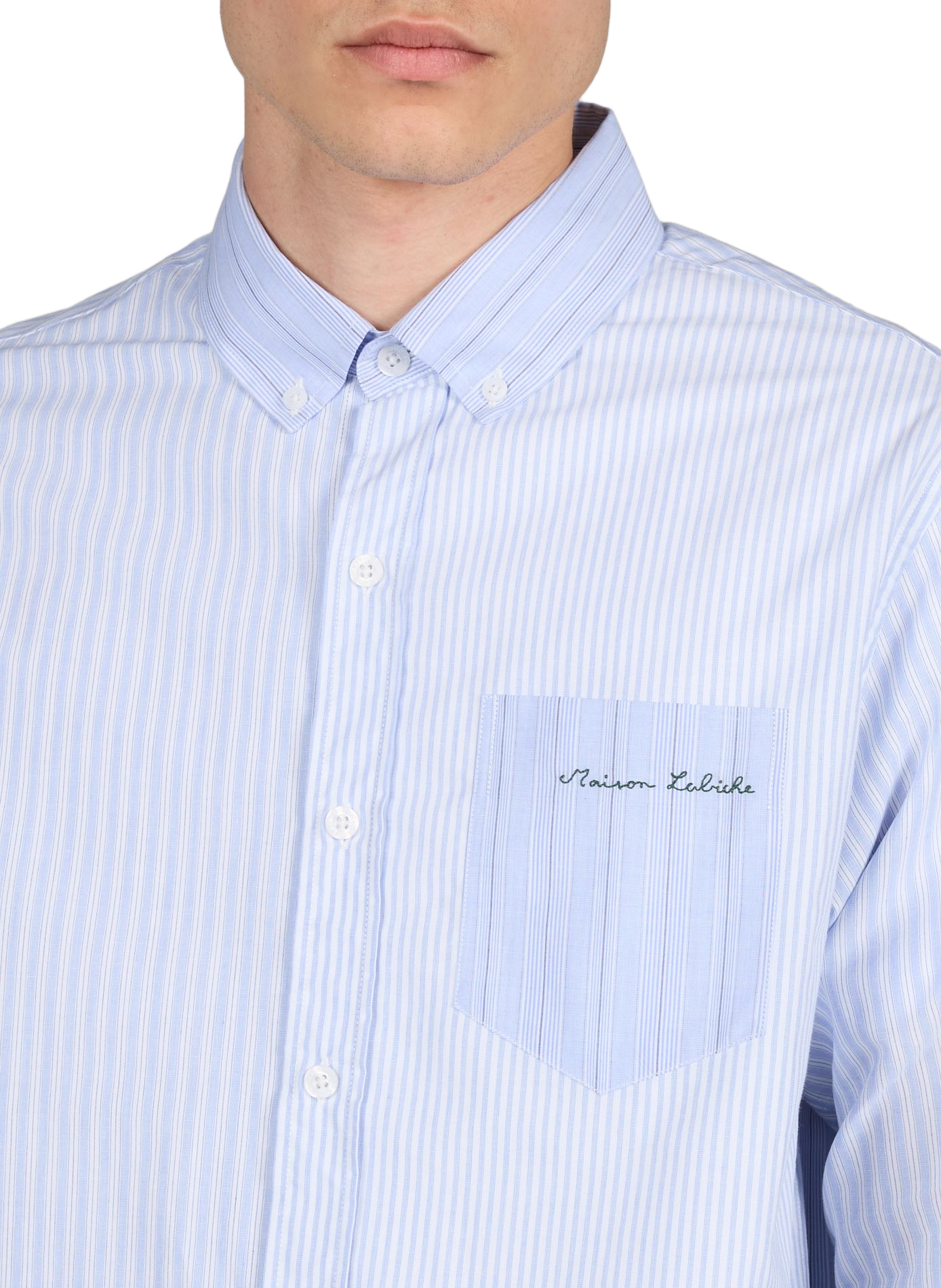 Chemise à rayures Bonne graine MAISON LABICHE Bleu