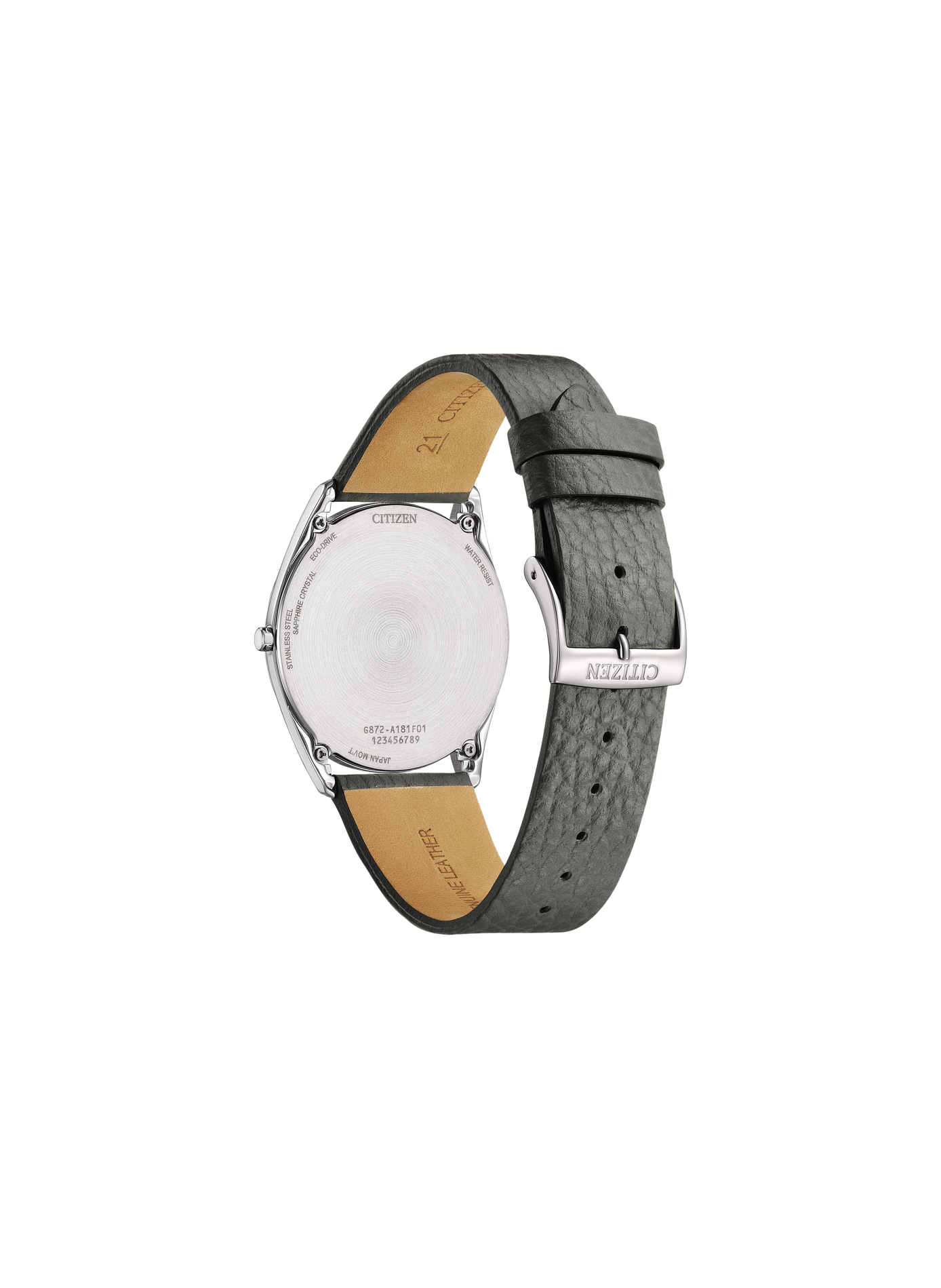 Montre Surratto Eco-Drive en acier inoxydable CITIZEN Bleu