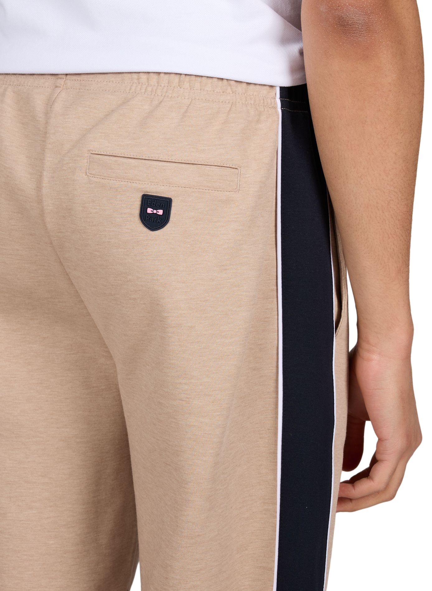 Bermuda van gemengd katoen EDEN PARK Beige