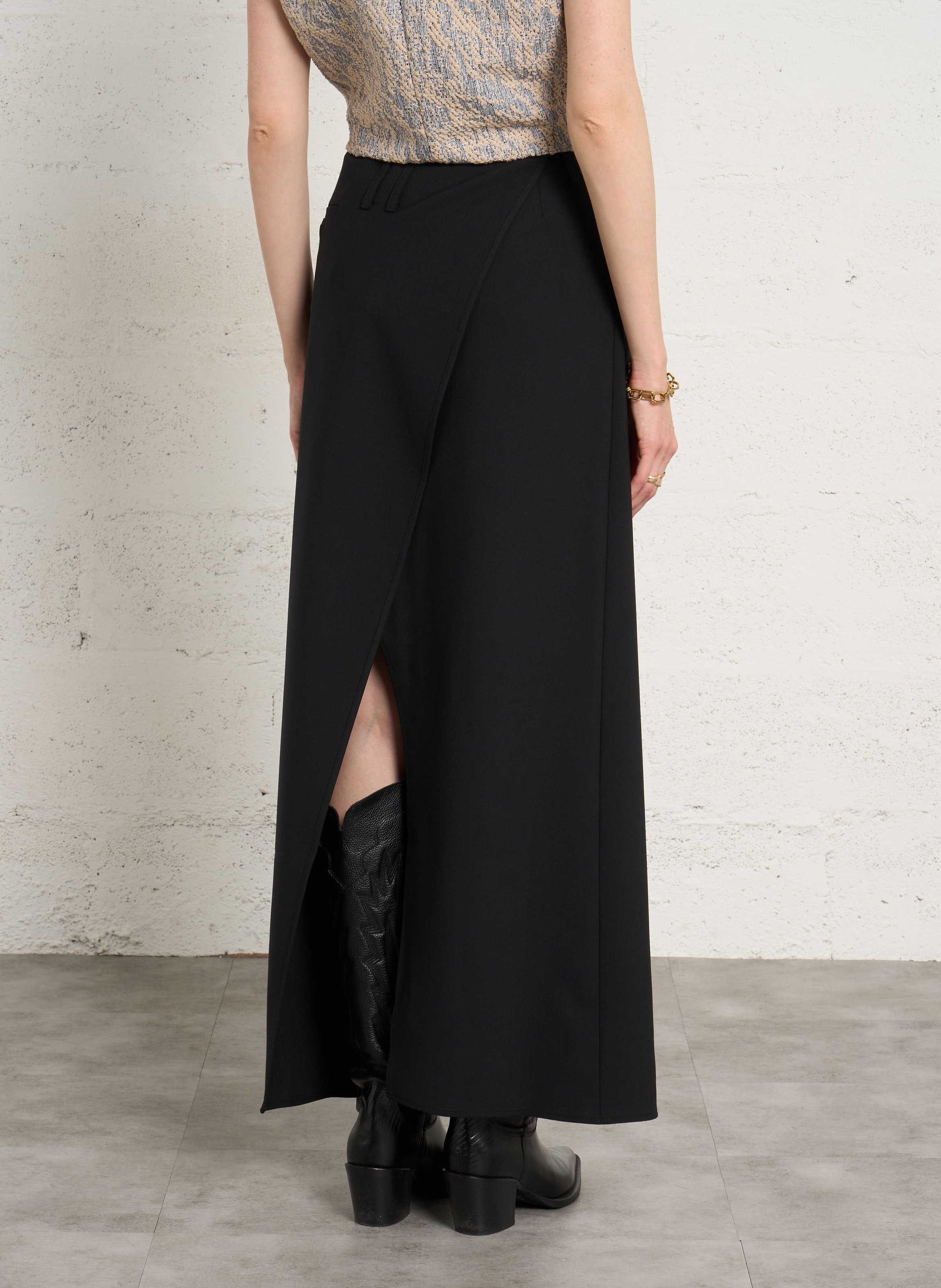 Jupe longue arline IRO Noir