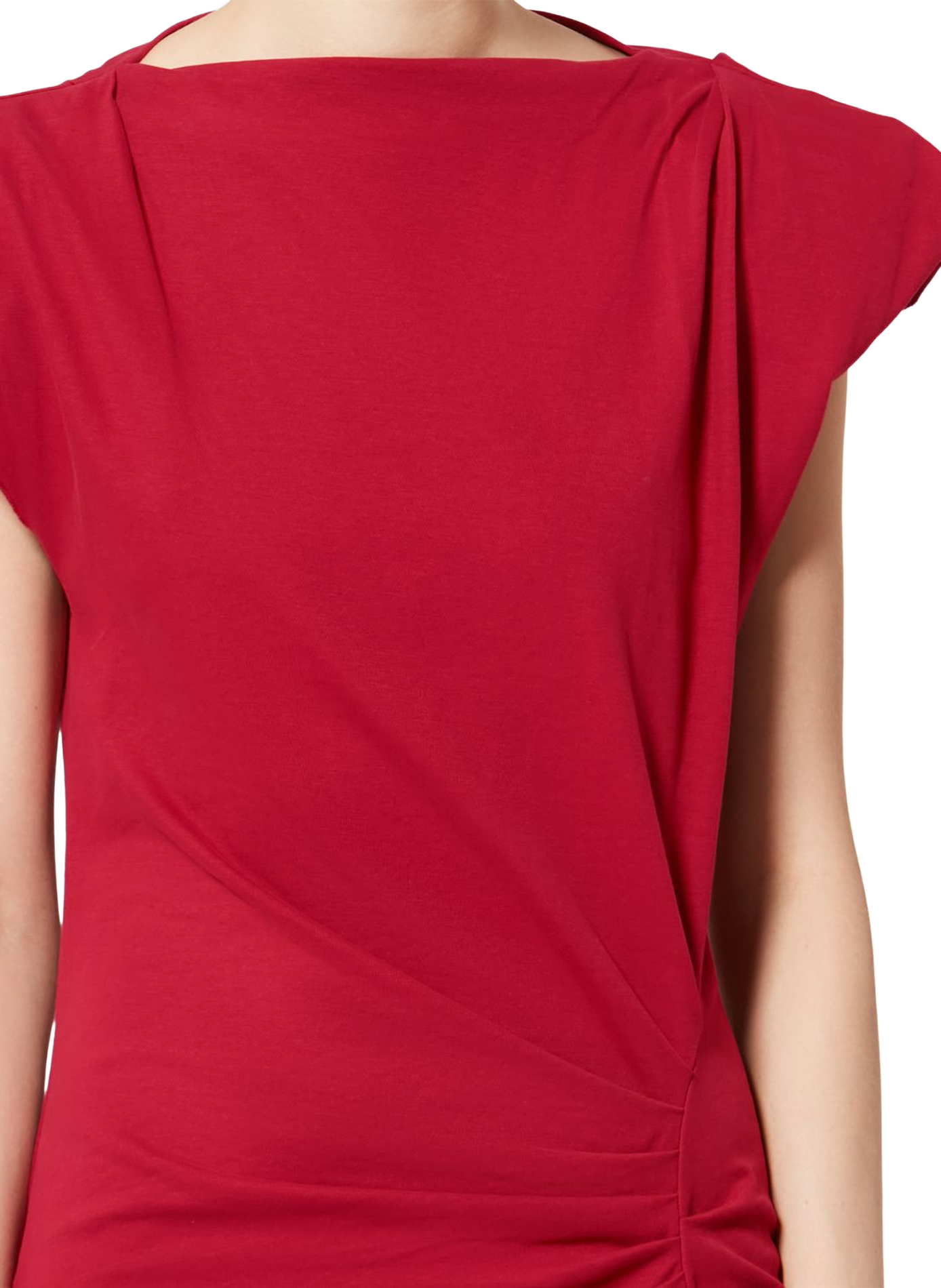 Nadela cotton jersey dress ISABEL MARANT Red