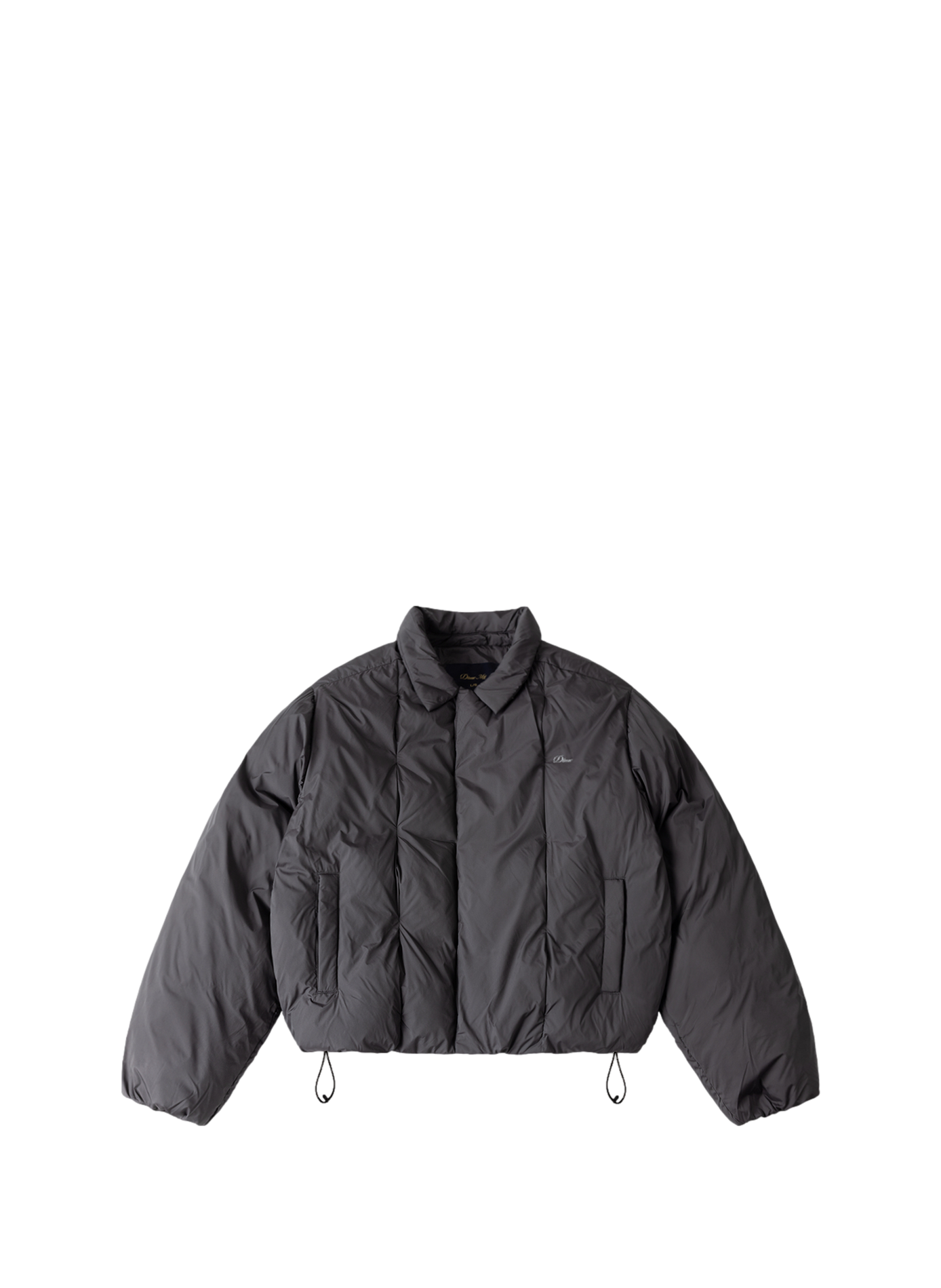 Doudoune matelassée à logo brodé DIME Grey