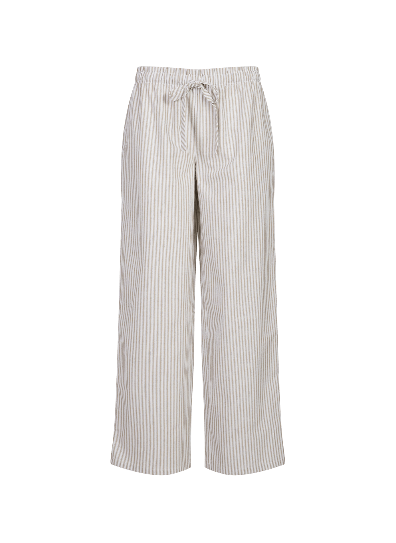 Pantalon de pyjama Lina rayé en coton LAURENCE TAVERNIER Vert