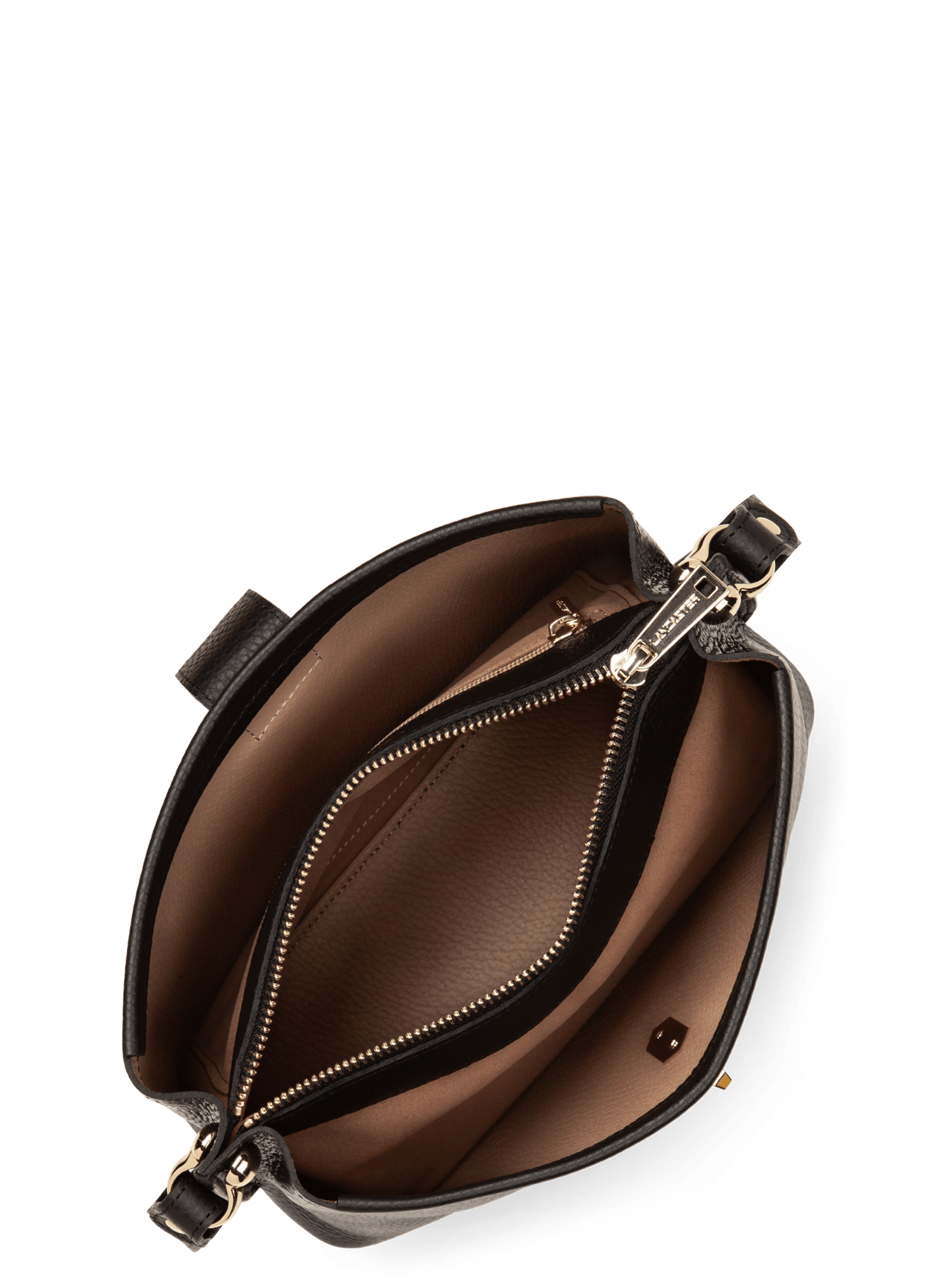 Crossbody bag - top double LANCASTER Black
