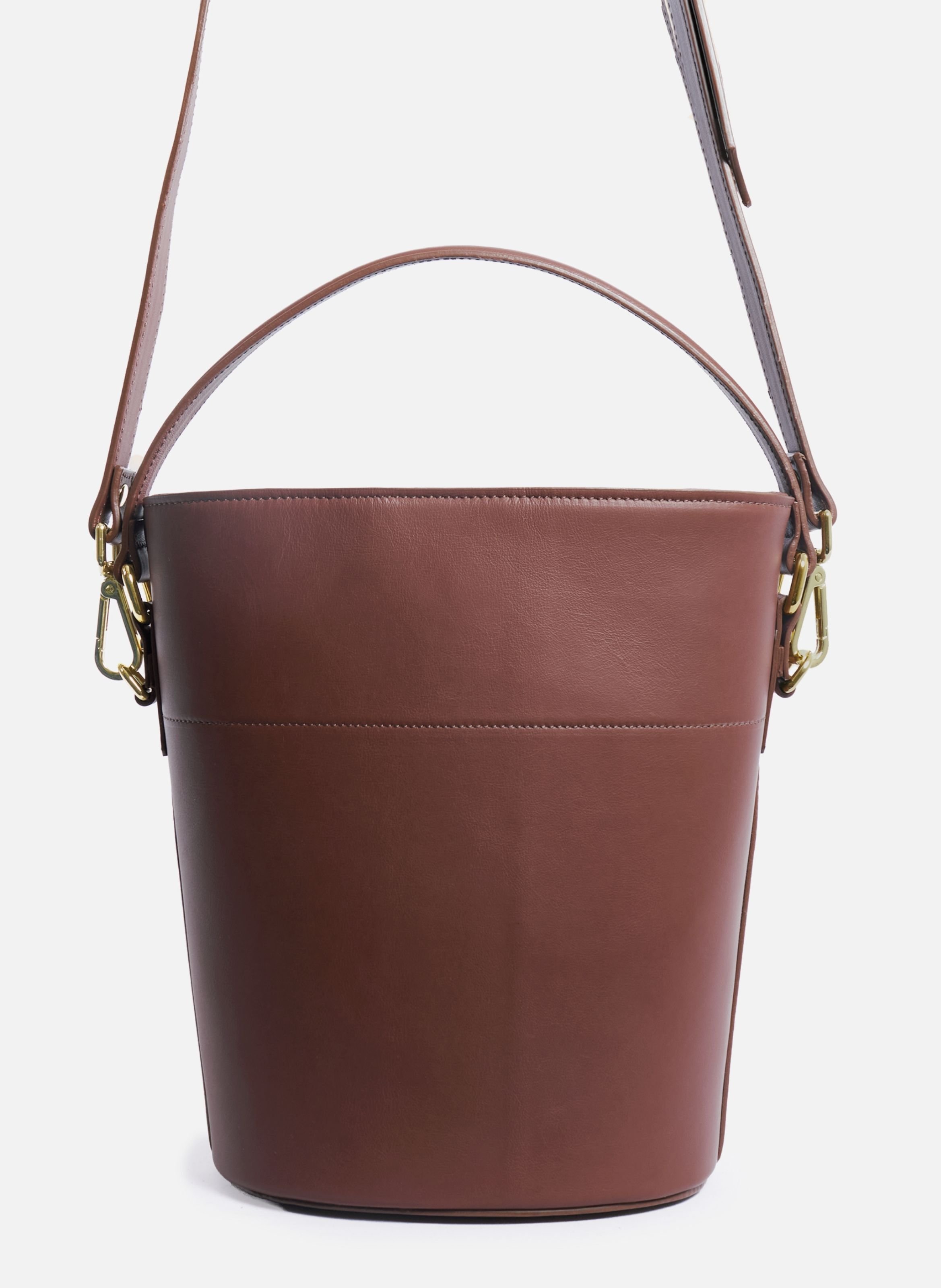 Sac seau margot cuir JULES & JENN Marron