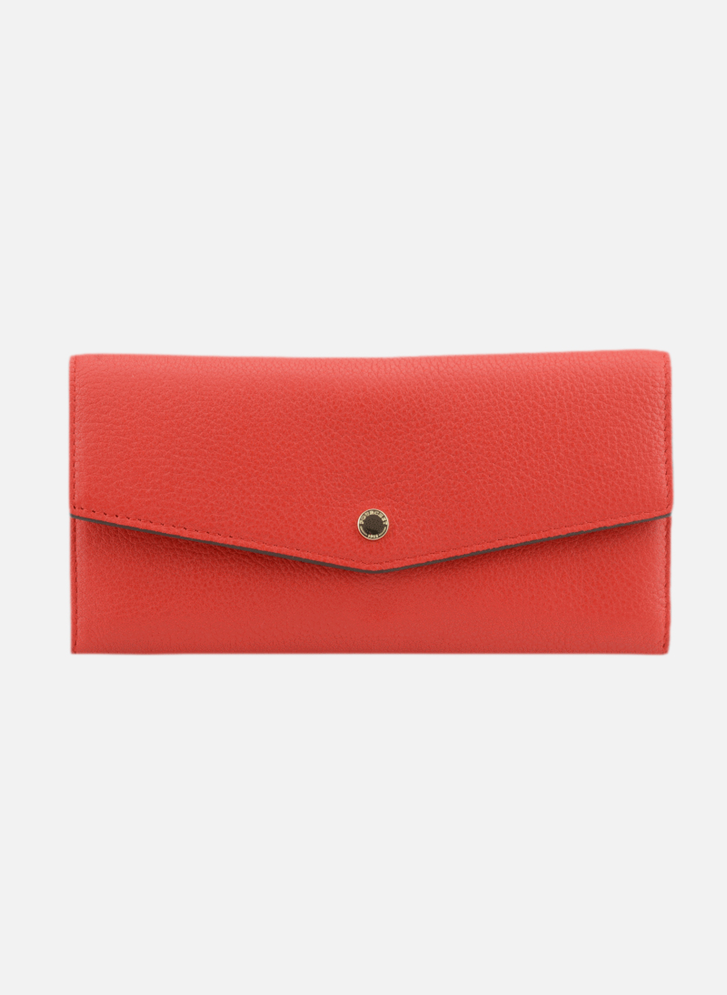 Club | porte-monnaie gm en cuir de veau | Rouge POURCHET Femme