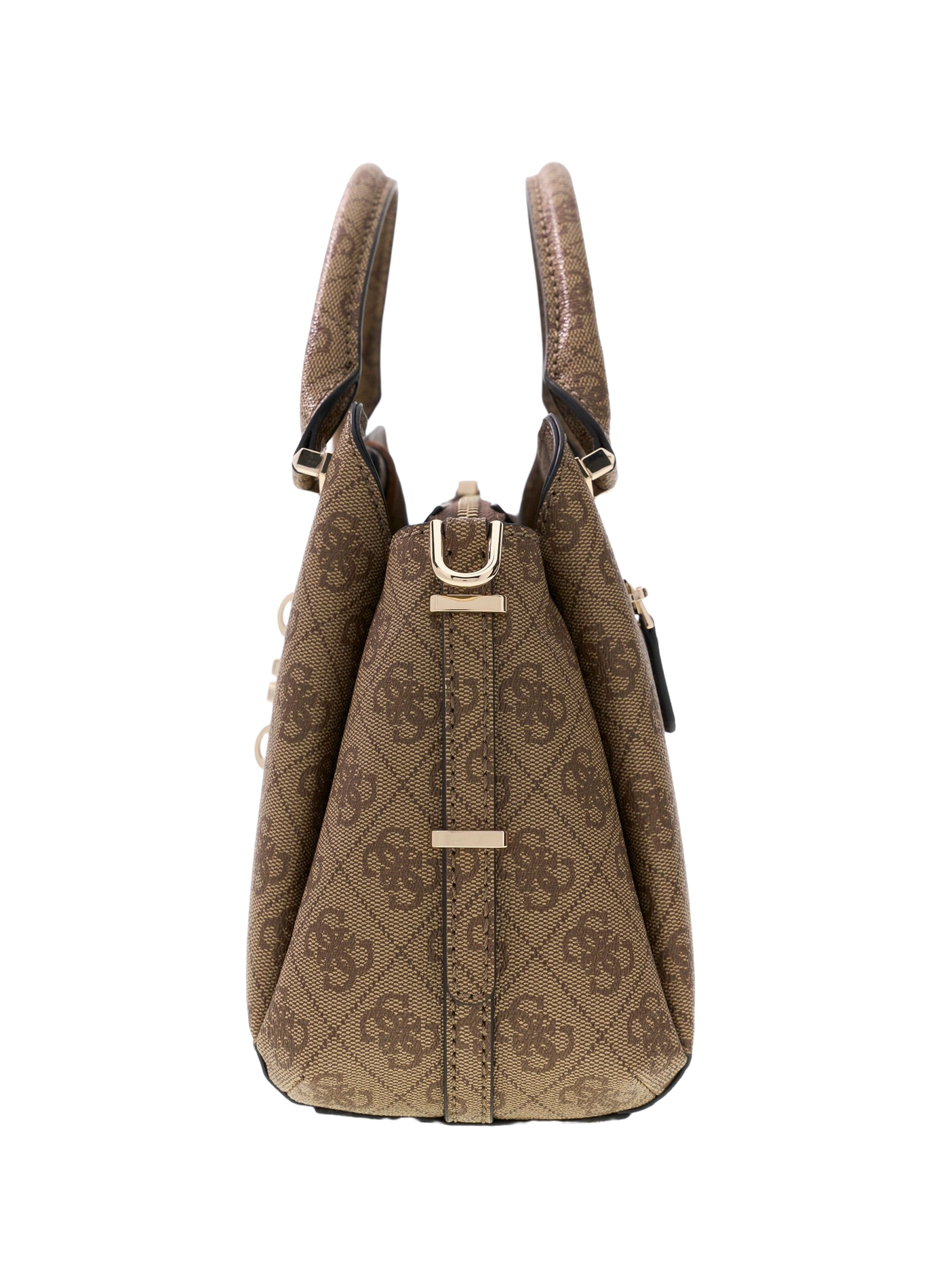 Bedruckte Handtasche GUESS Braun