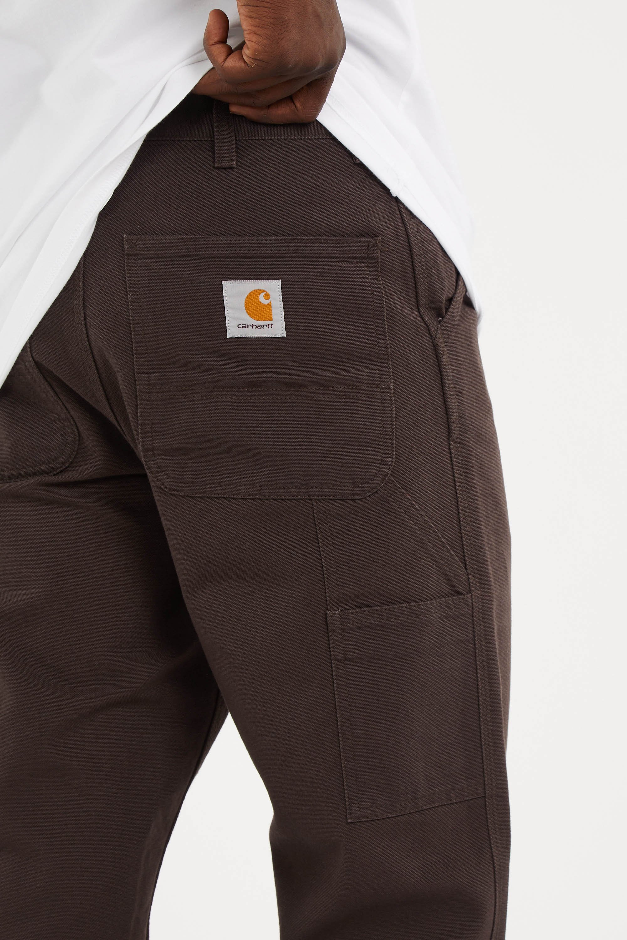 Jean single knee pant CARHARTT WIP Marron