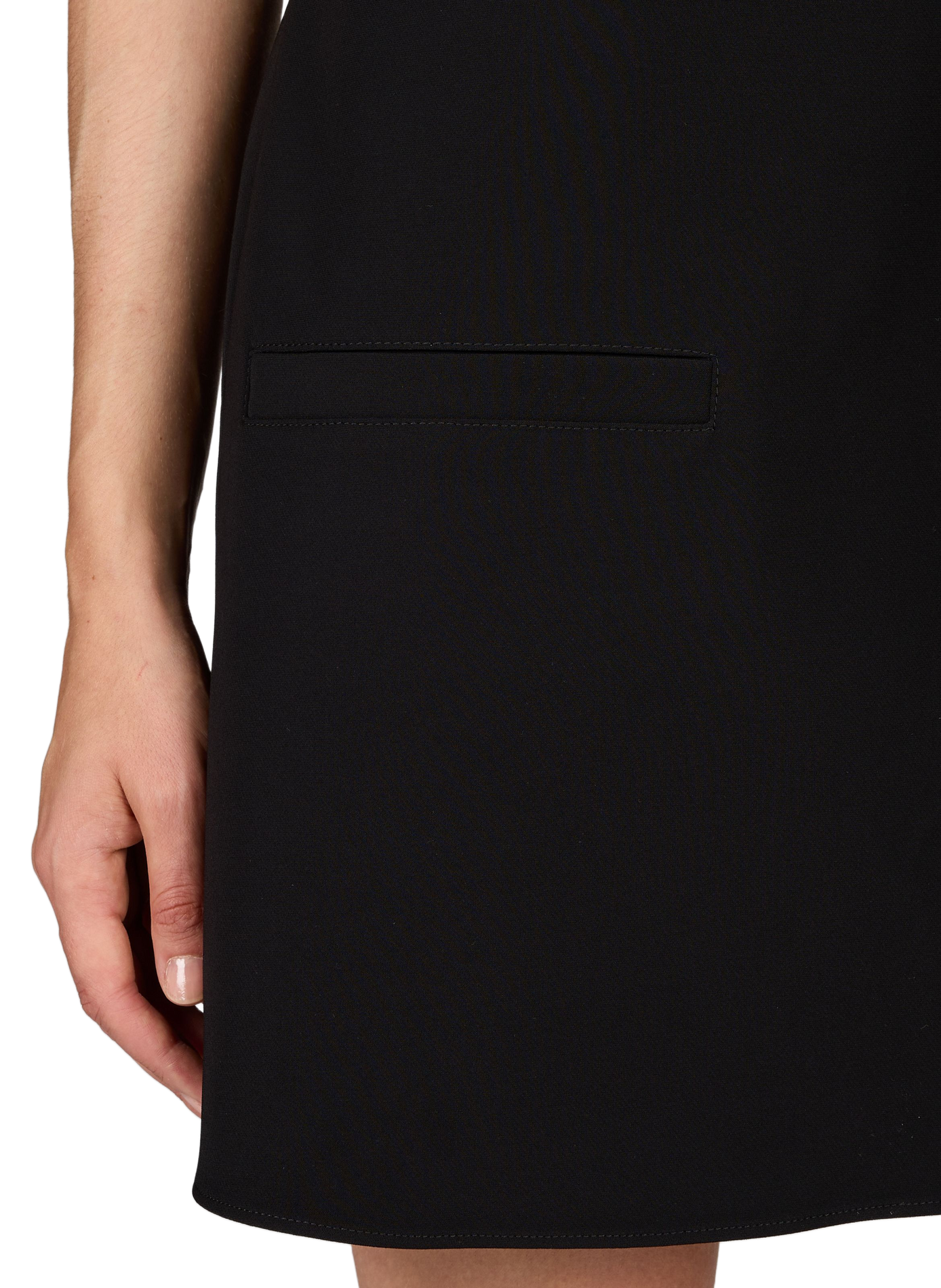 Short vinyl dress with collar COURRÈGES Black