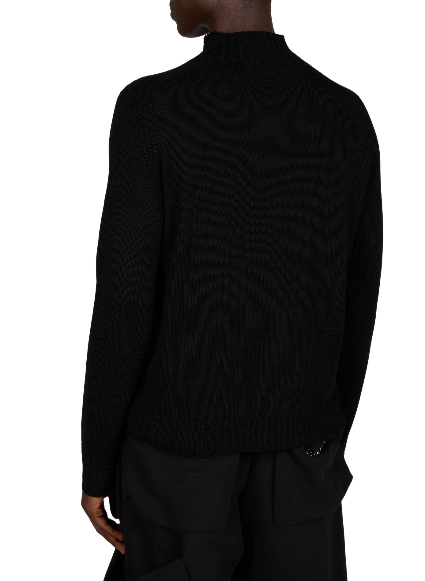 Straight wool knit sweater VIVIENNE WESTWOOD Black